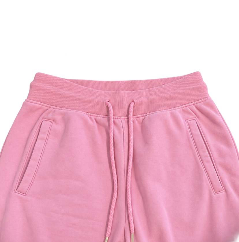 Size Medium Fashion Nova pink sweatpants elastic drawstring waist and front pockets