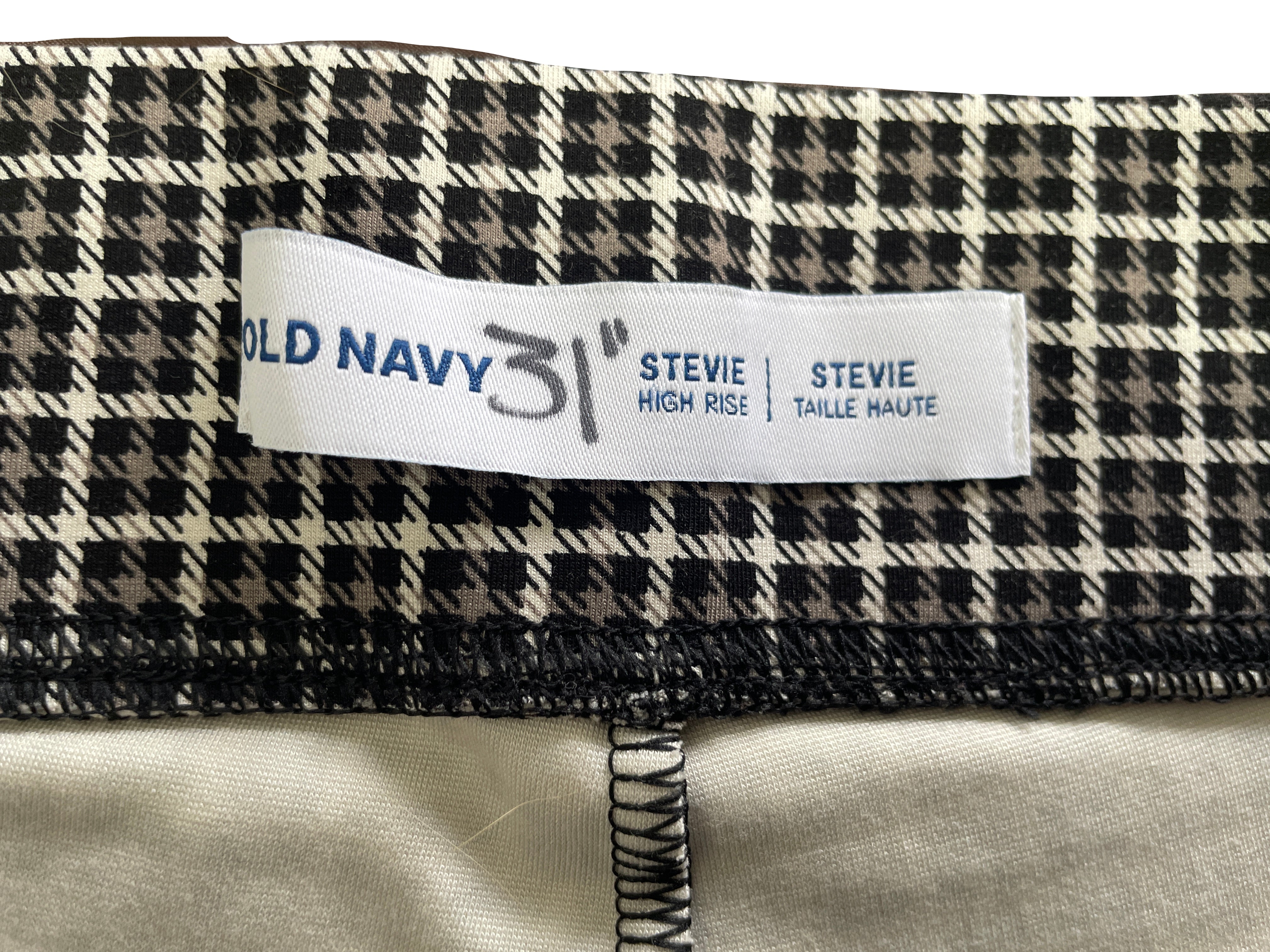 Old Navy Stevie High Rise size Small women's pants waistband label