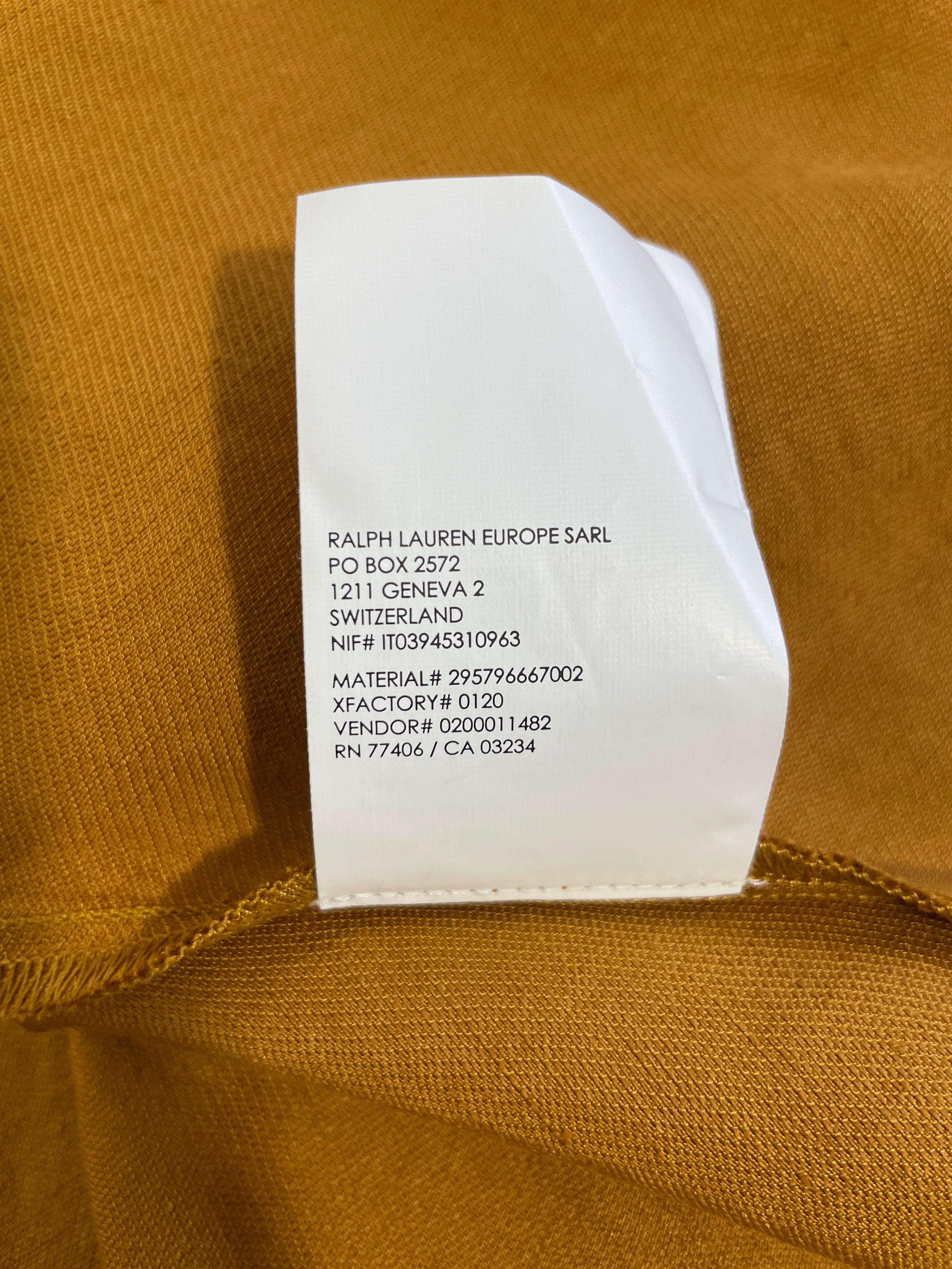 ralph lauren brand tag