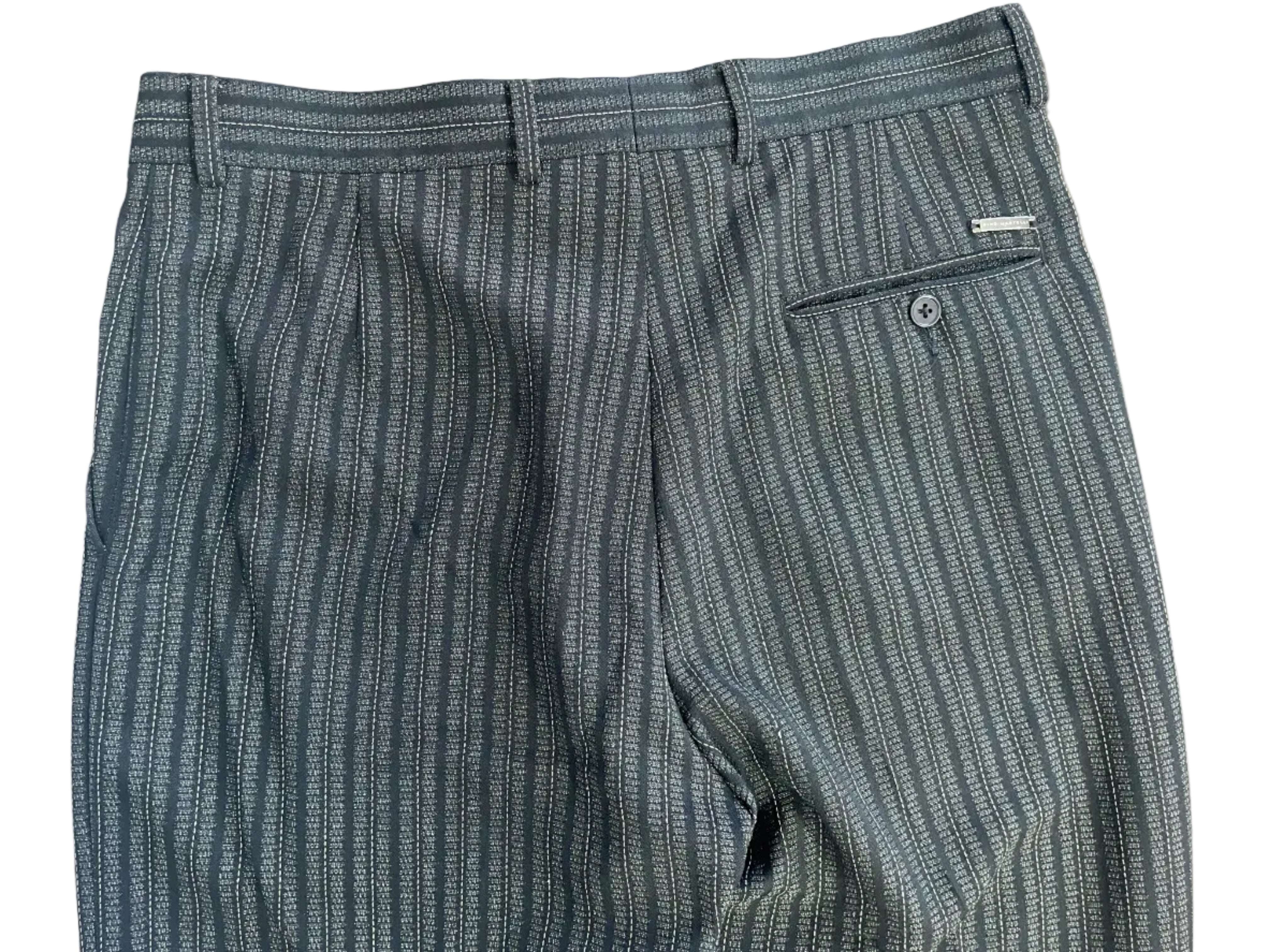 Nino Mantelli Designs men's dress trousers interior designer label and lining detail