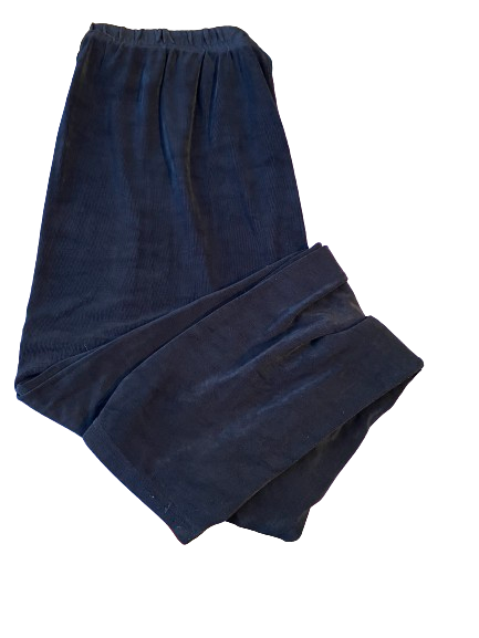 black folded pants primavera brand