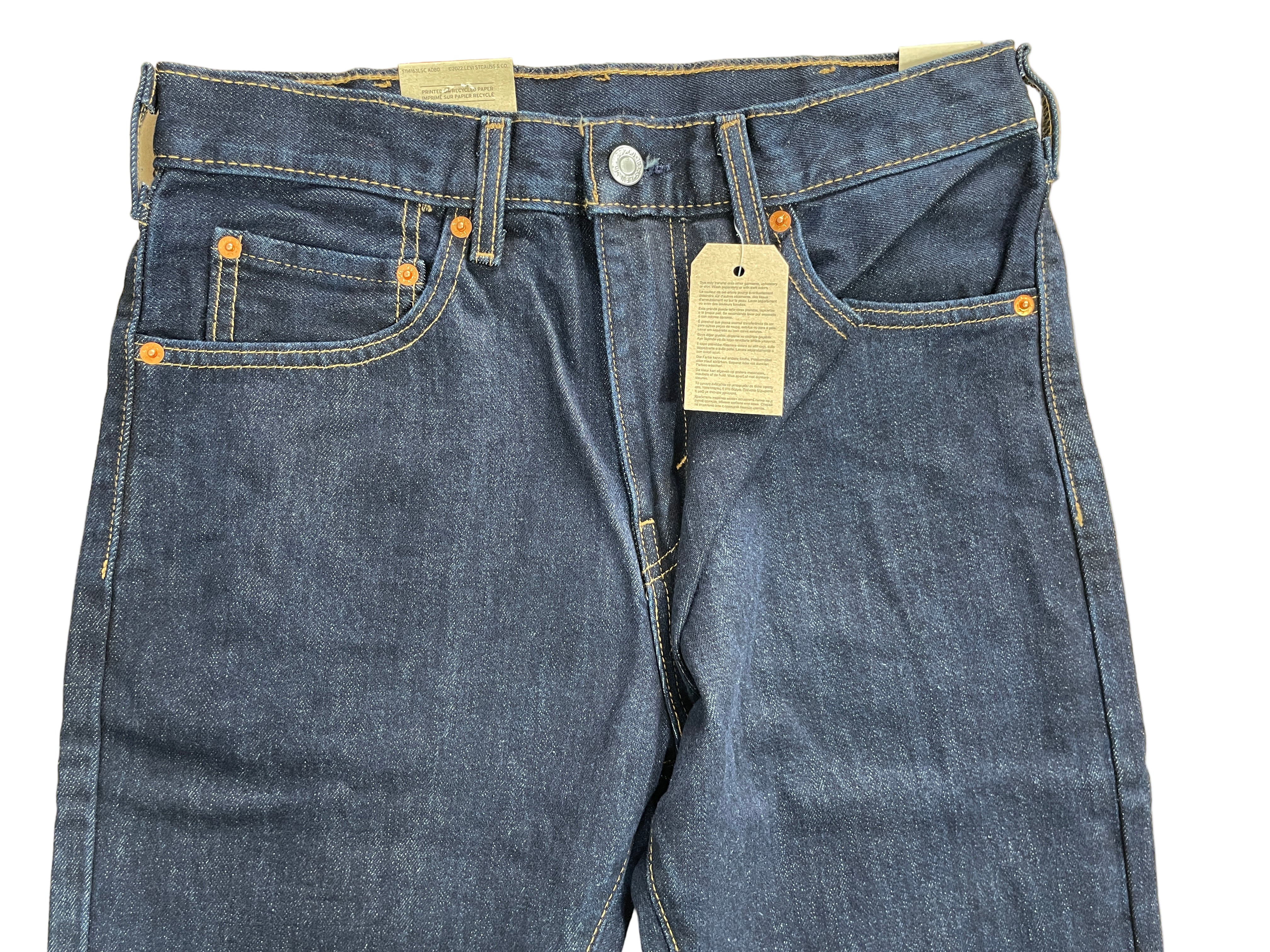 levi's 517 bootcut men's jeans dark wash 31x30 front view
