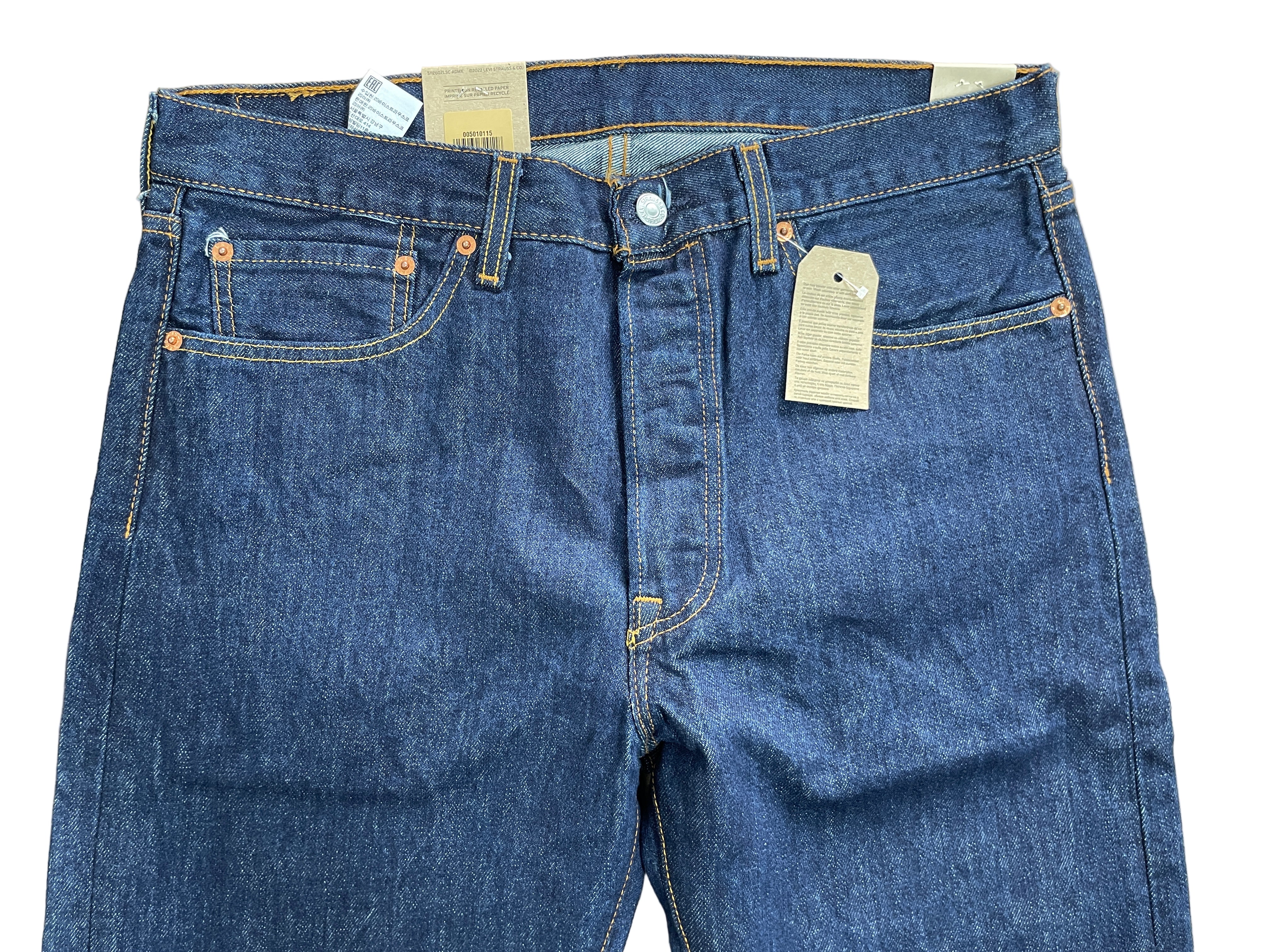 levi's 501 original men's jeans front view
