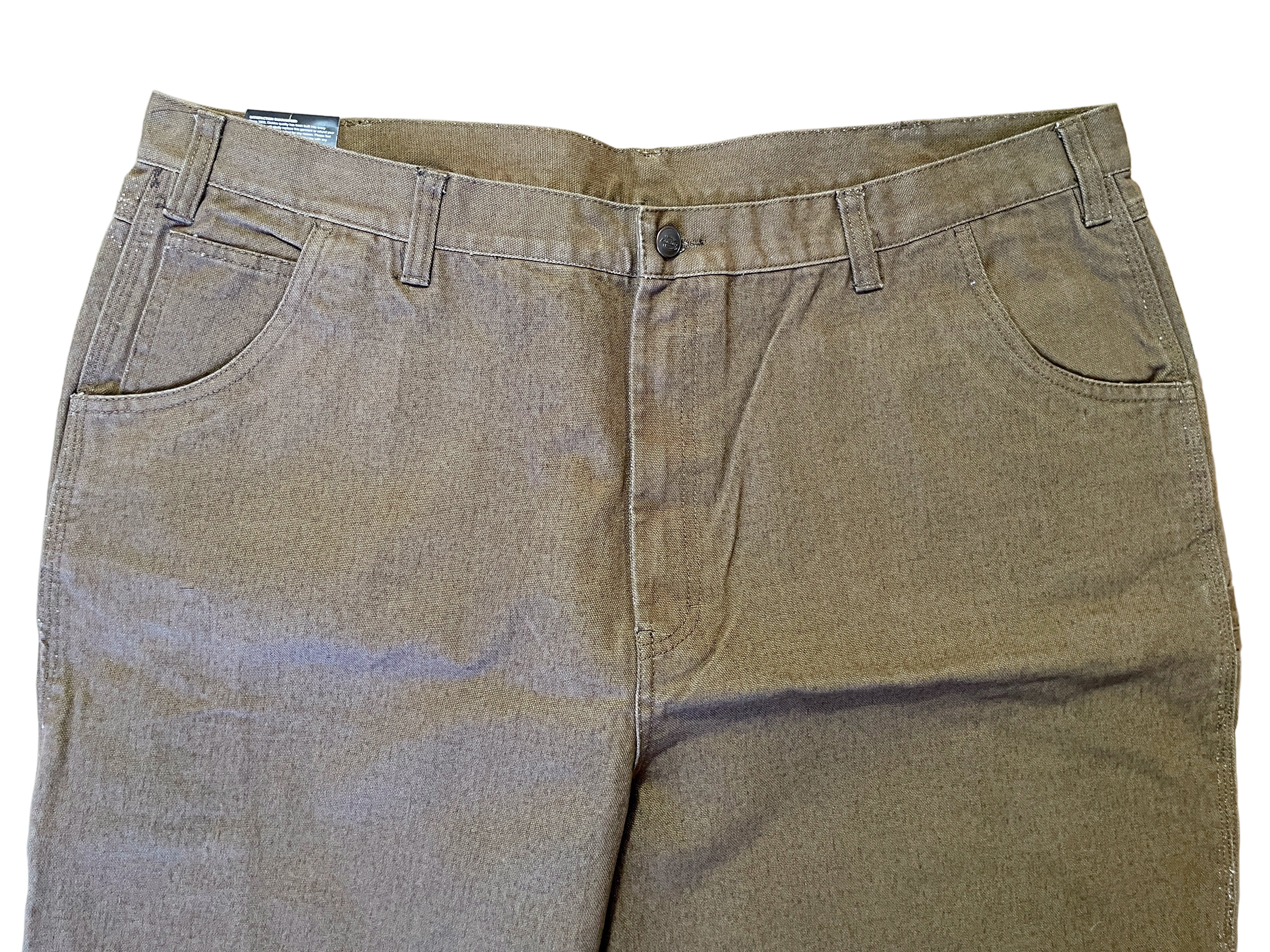 Brown shorts on a white background