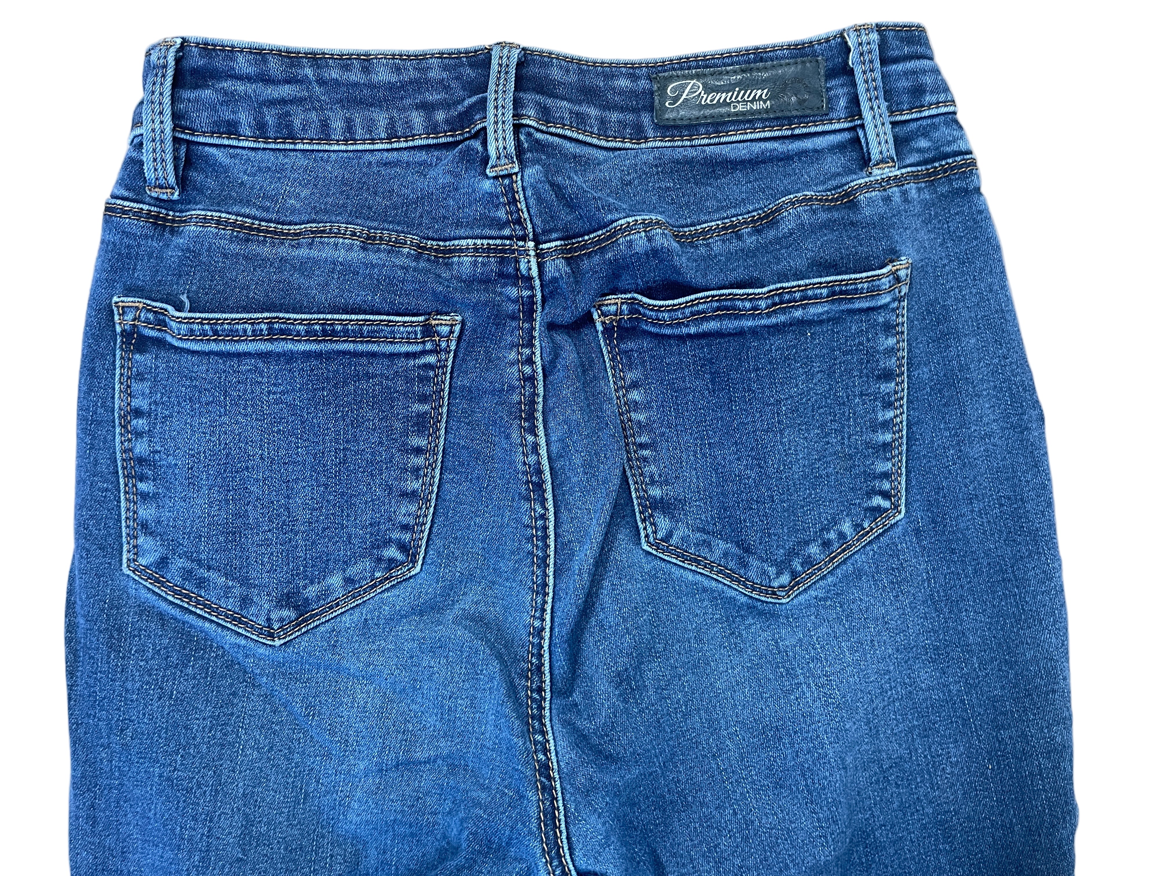 Warehouse One high rise skinny jeans women’s size 25 rear view