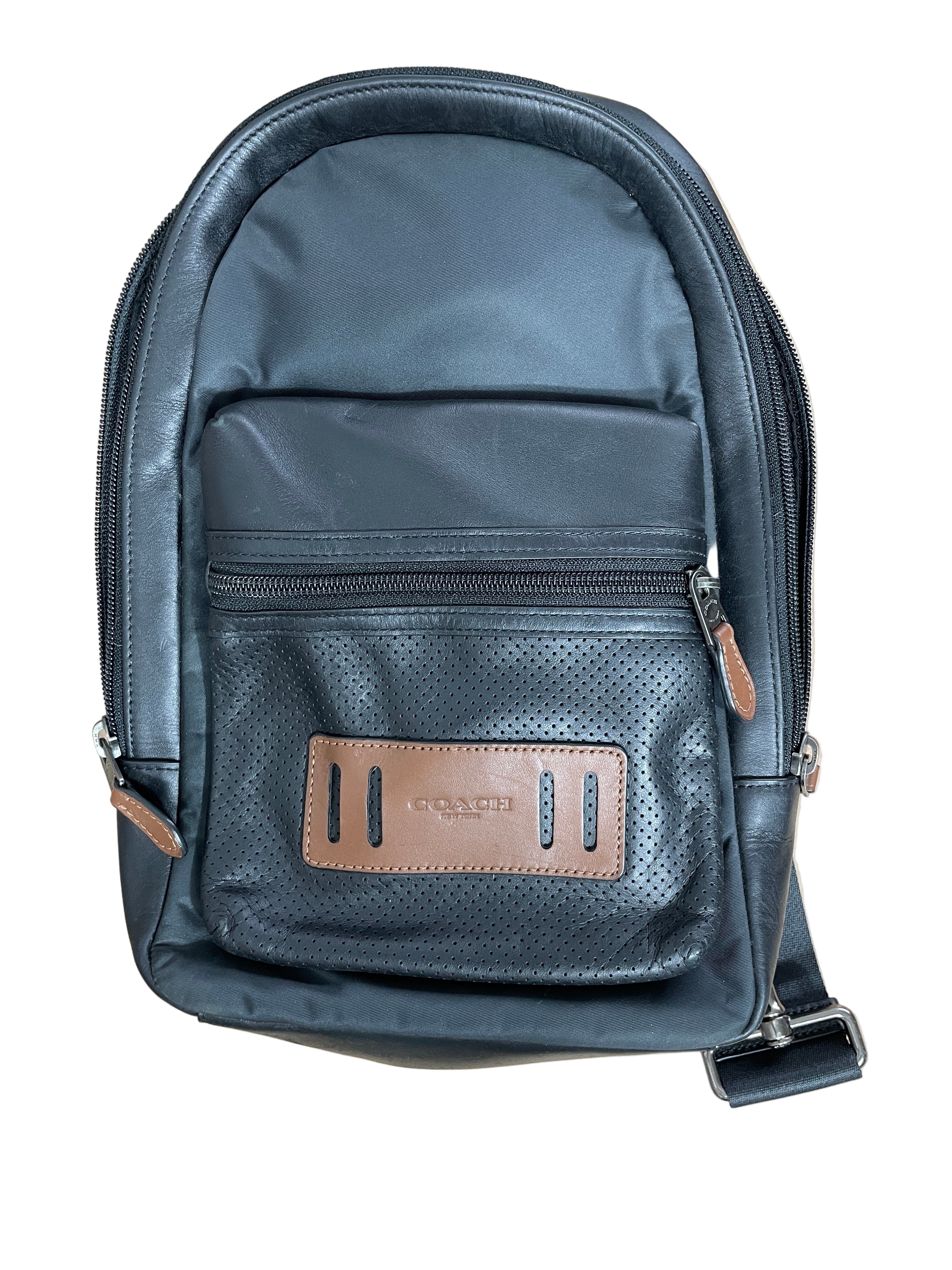 Coach terrain crossbody perforated bag