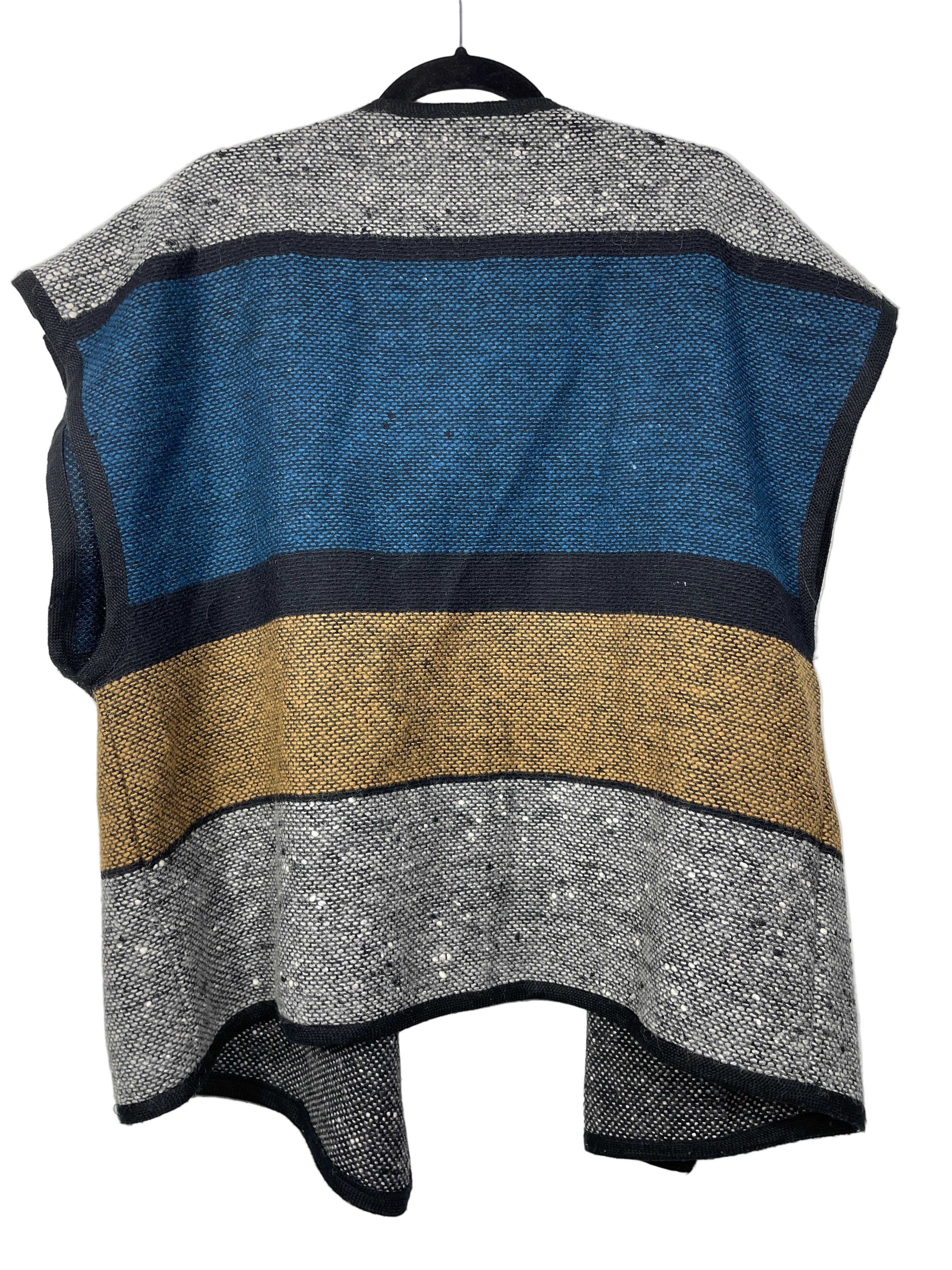 Cassidy wool blend open front cardigan back view