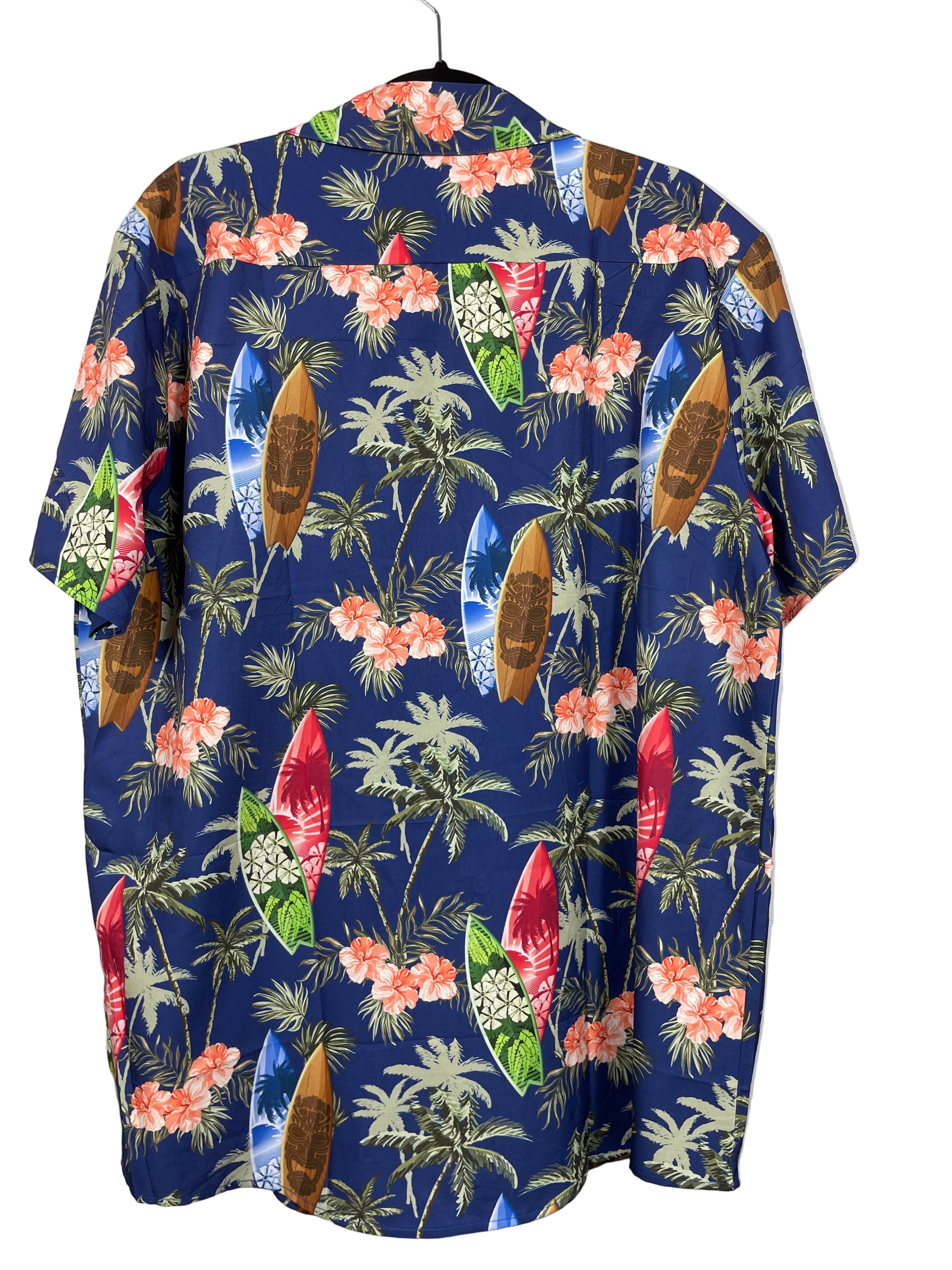 Dress For Adventure tropical short sleeve shirt back view