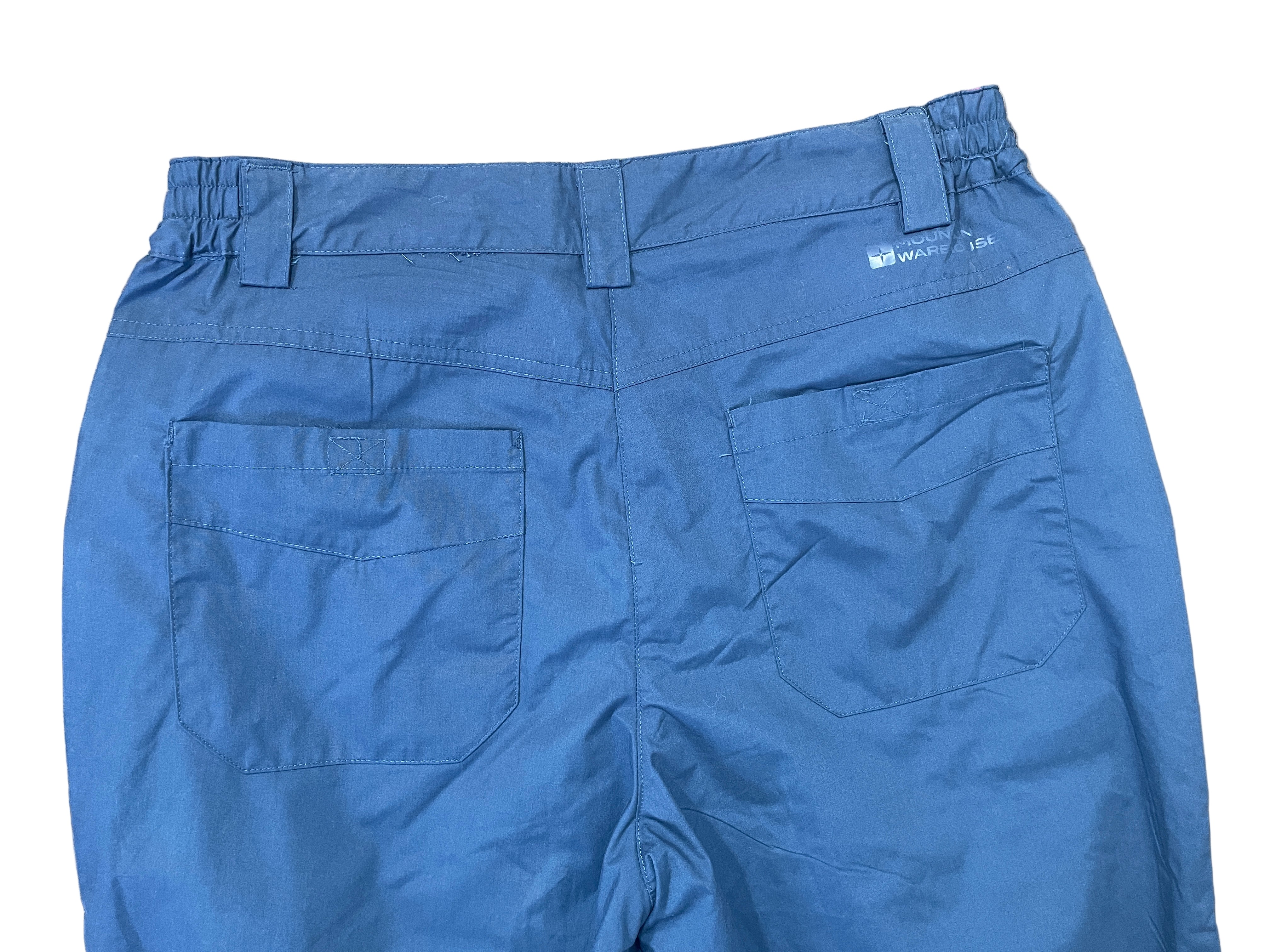 Mountain Warehouse blue women’s Quest trousers size 6 with pockets back view