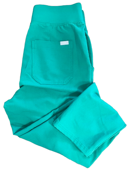 FIGS green scrub pants size medium drawstring waist