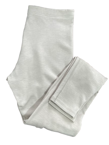 UNIQLO women's size medium HEATTECH Ultra Warm beige thermal leggings full view