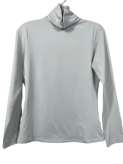 KLOTHO women's cyan-ish white thermal turtleneck top size Medium new with tags