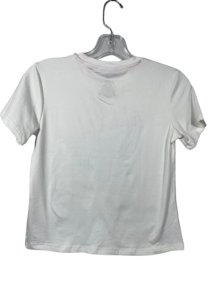 No Boundaries white All You Need Is Sleep graphic T-shirt size XS back view