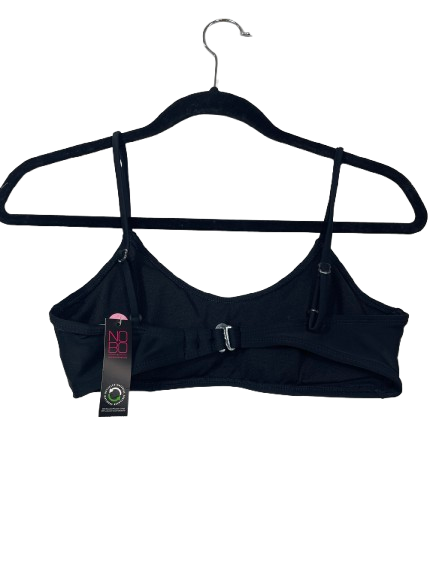 Size Medium No Boundaries black swim top back with adjustable straps