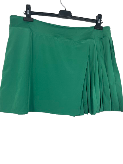 XL Lolë Green Pleated Skort Back