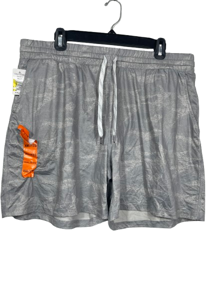 XXL Pacific Trail Women's Grey Print Drawstring Shorts Front