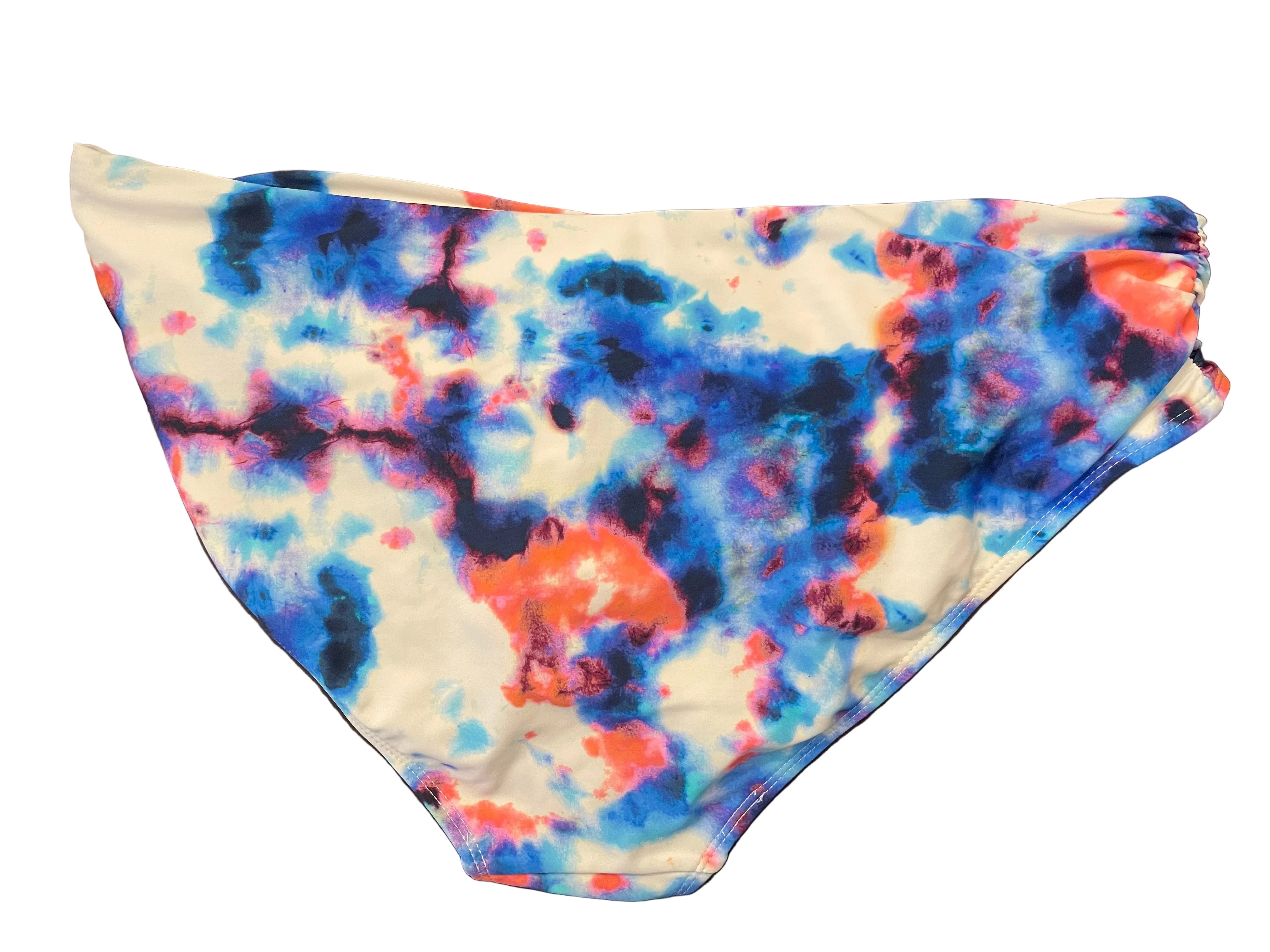 Time and Tru large multicolour abstract print bikini bottom back