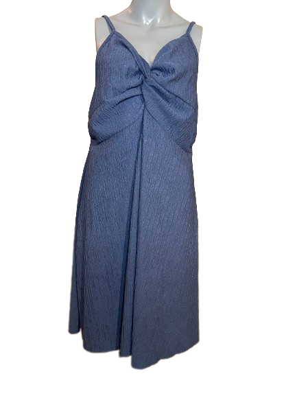 Juliana Periwinkle Cape Gown
