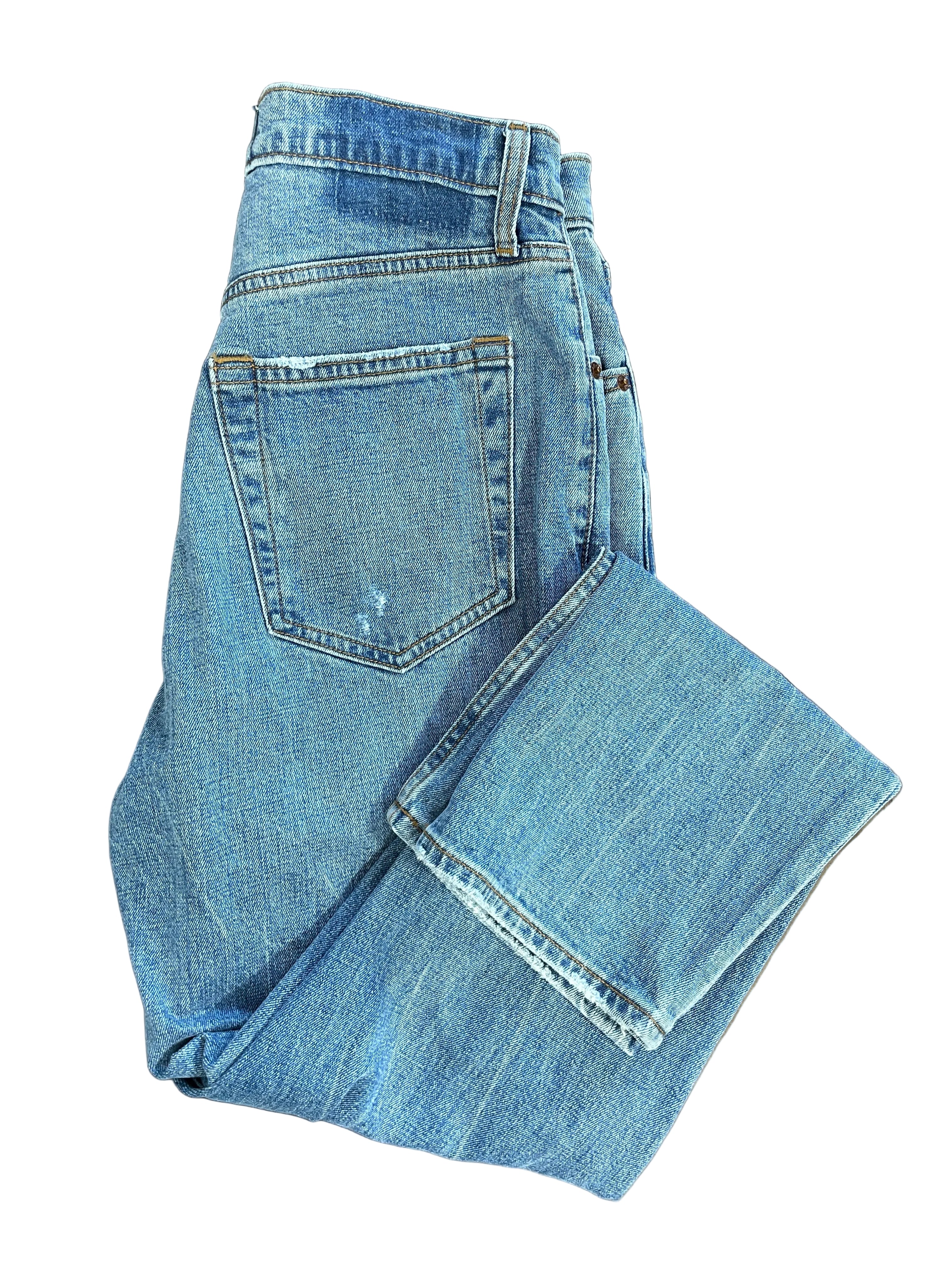 Size 28 Abercrombie & Fitch Curve Love 90s slim straight blue jeans