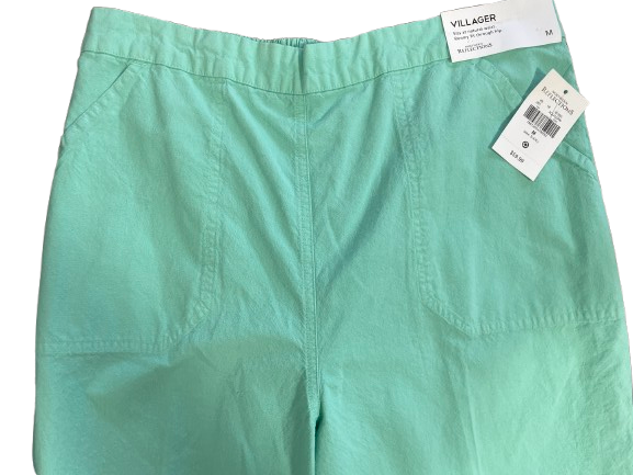 Northern Reflections Villager medium aqua green cropped pants front view