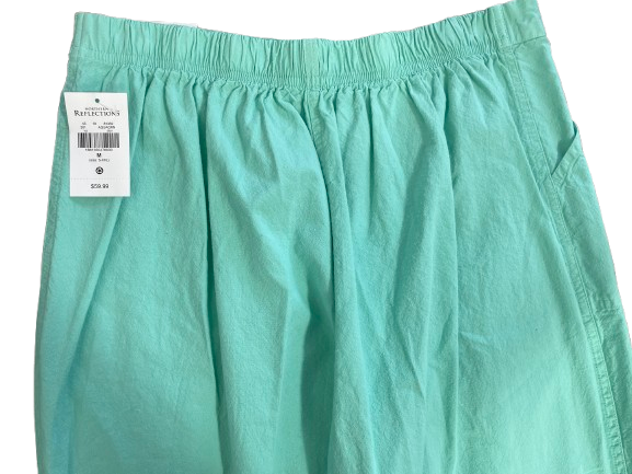 Northern Reflections Villager medium aqua green cropped pants back view