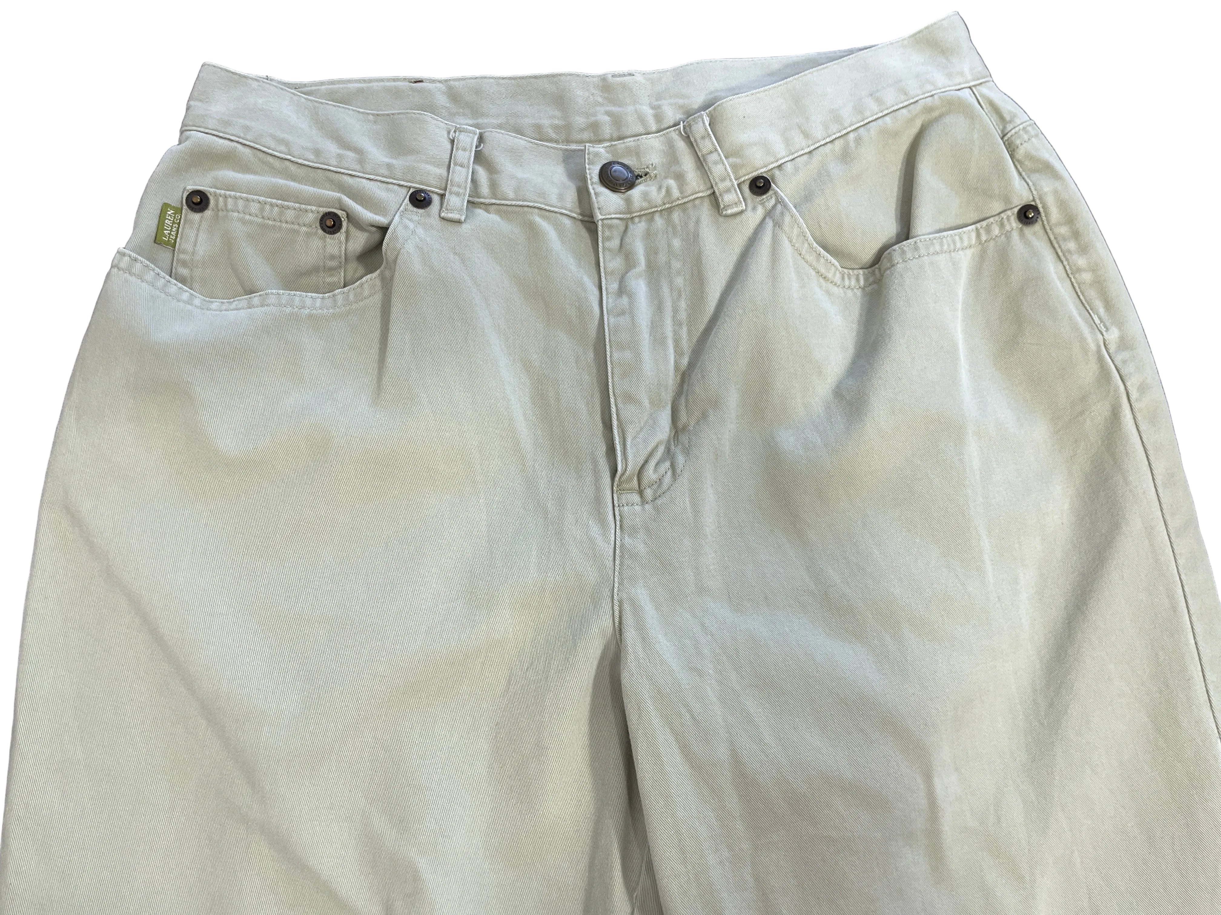 Ralph Lauren size 4 light green cotton cropped pants