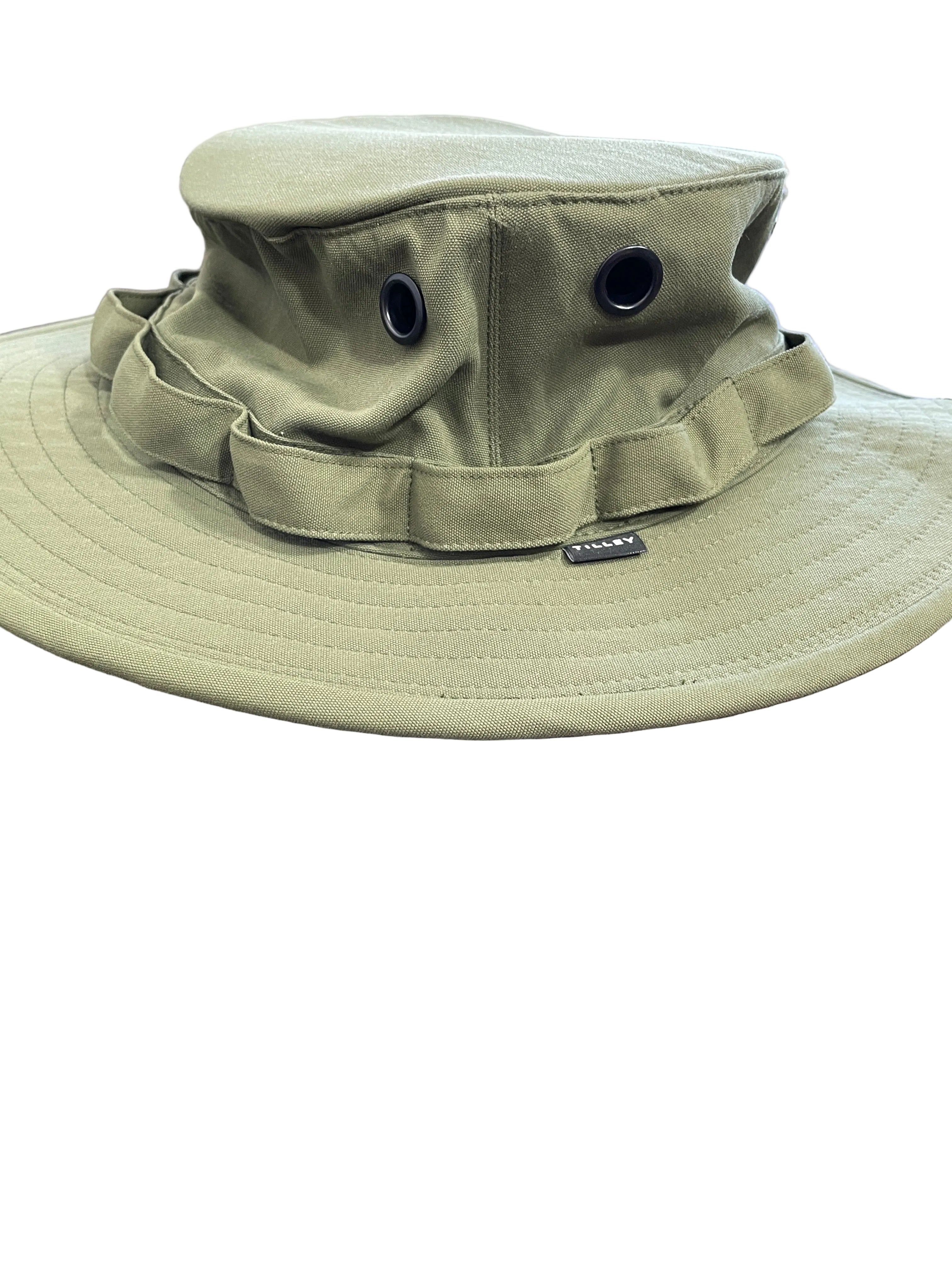 Tilley XL army green wide brim outdoor hat