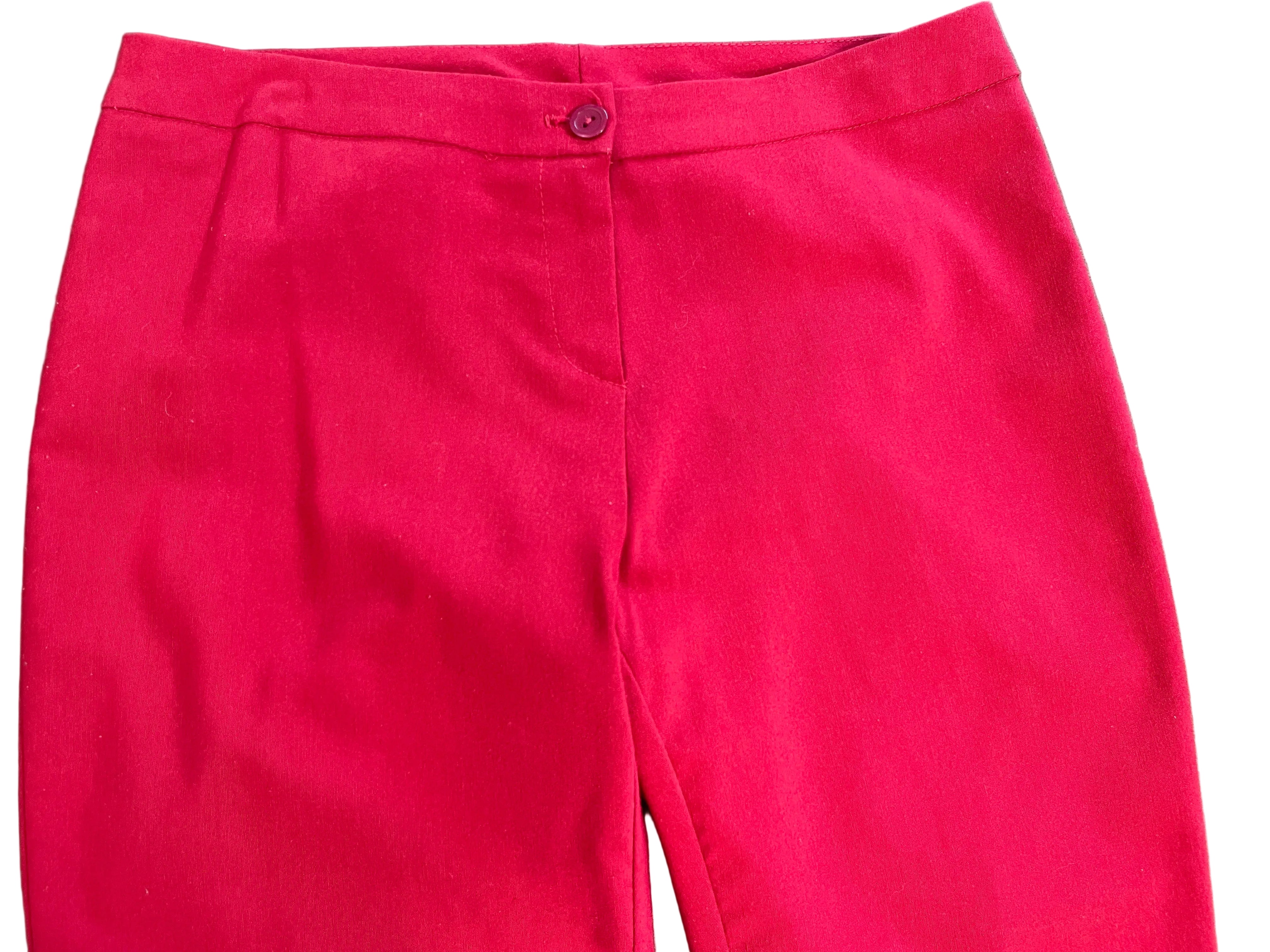 Rave Stretch size 7 red low rise flare pants