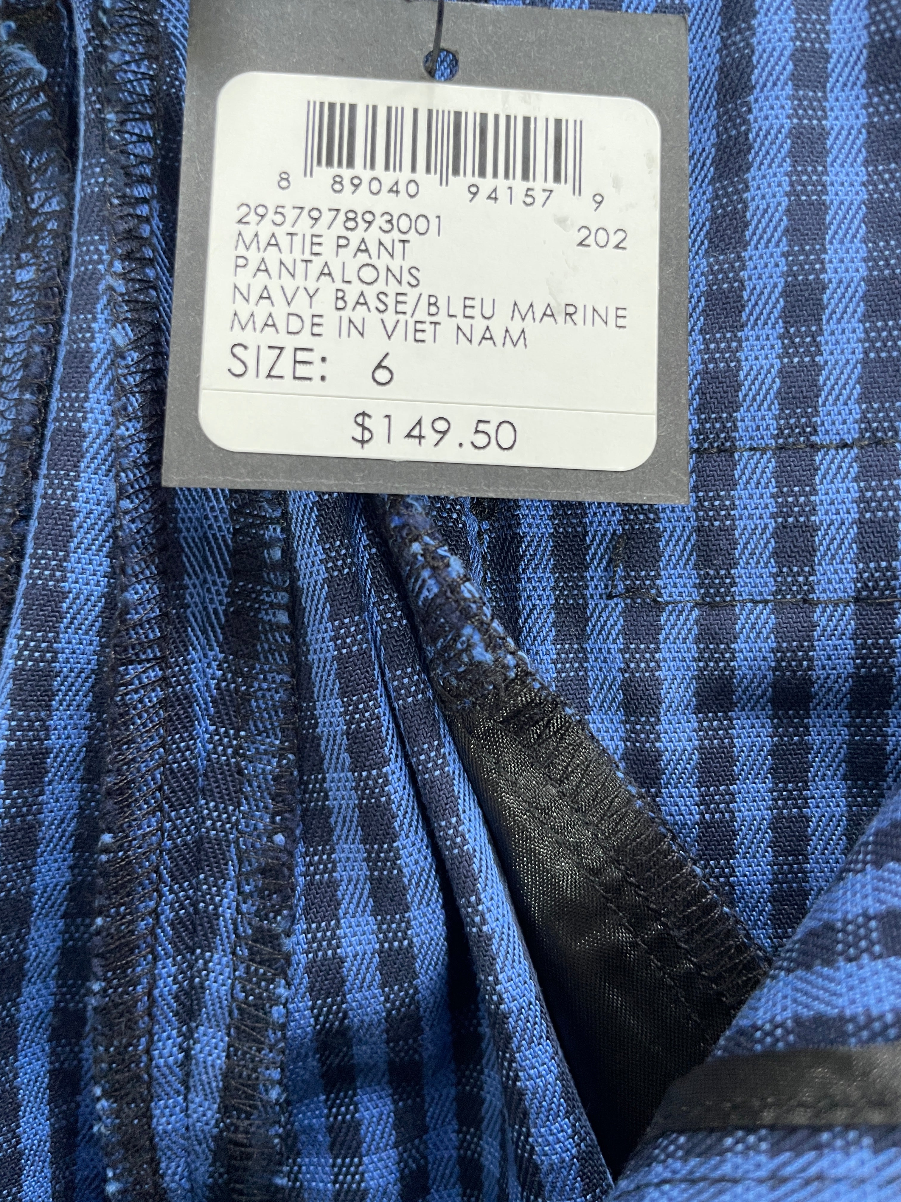 Size 6 Club Monaco Matie Slim Crop Pants Original C$149.50 Hangtag