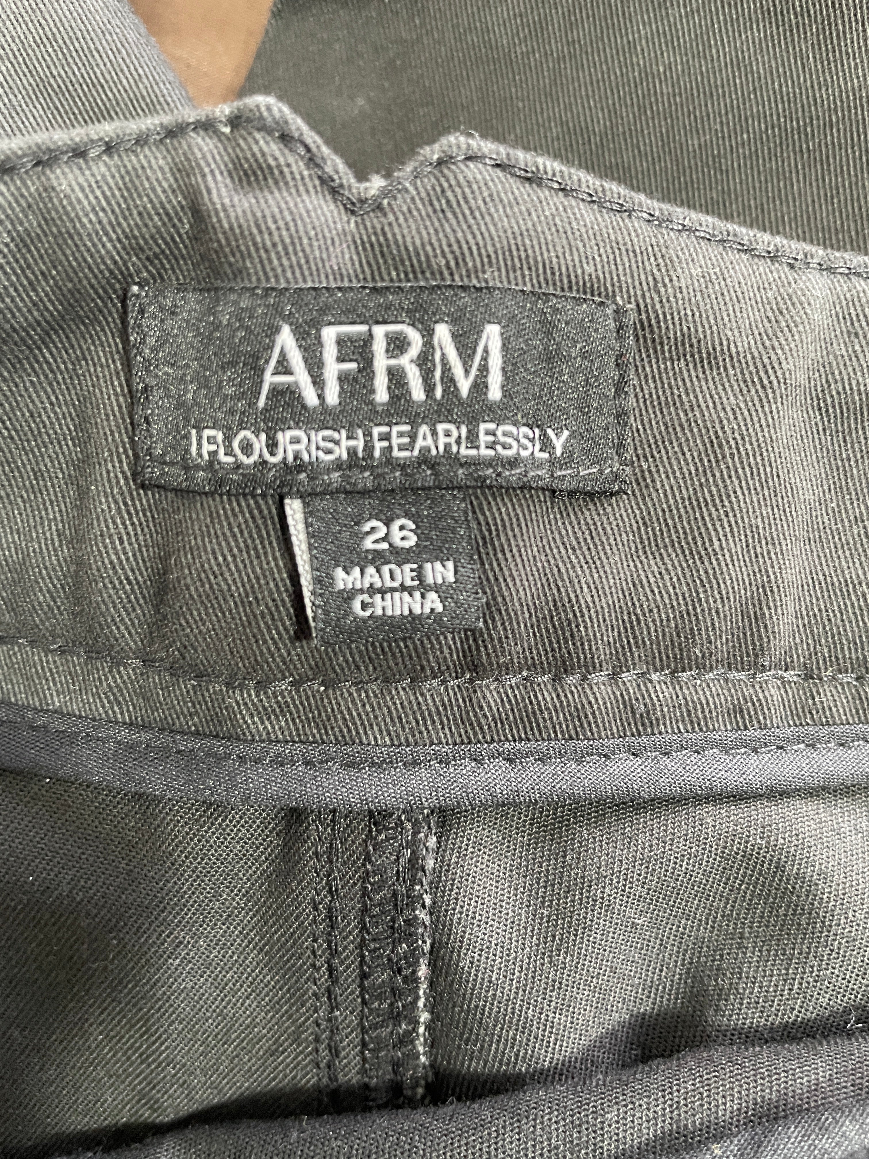 AFRM I Flourish Fearlessly size 26 clothing label