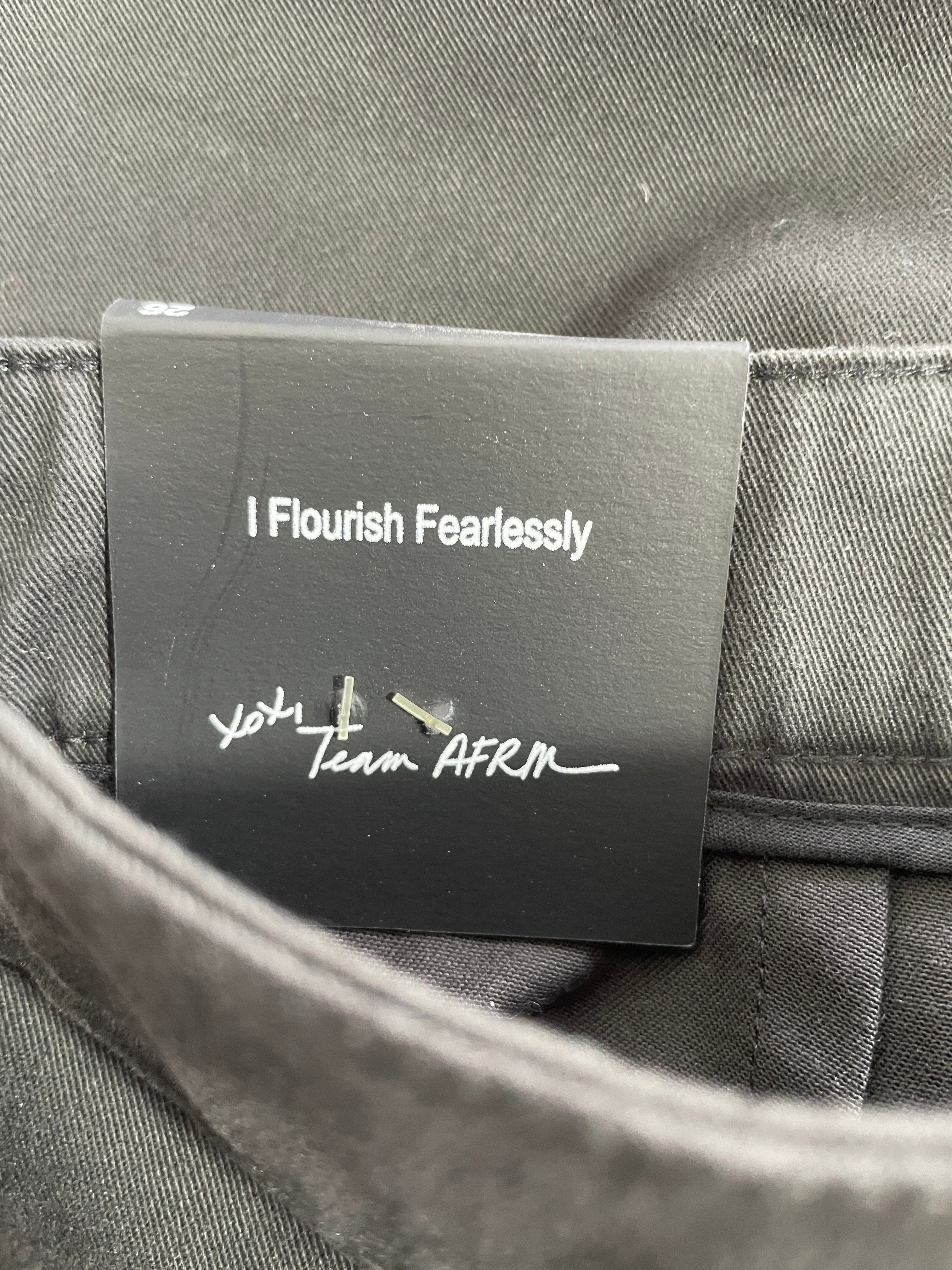 AFRM I Flourish Fearlessly original branded hang tag