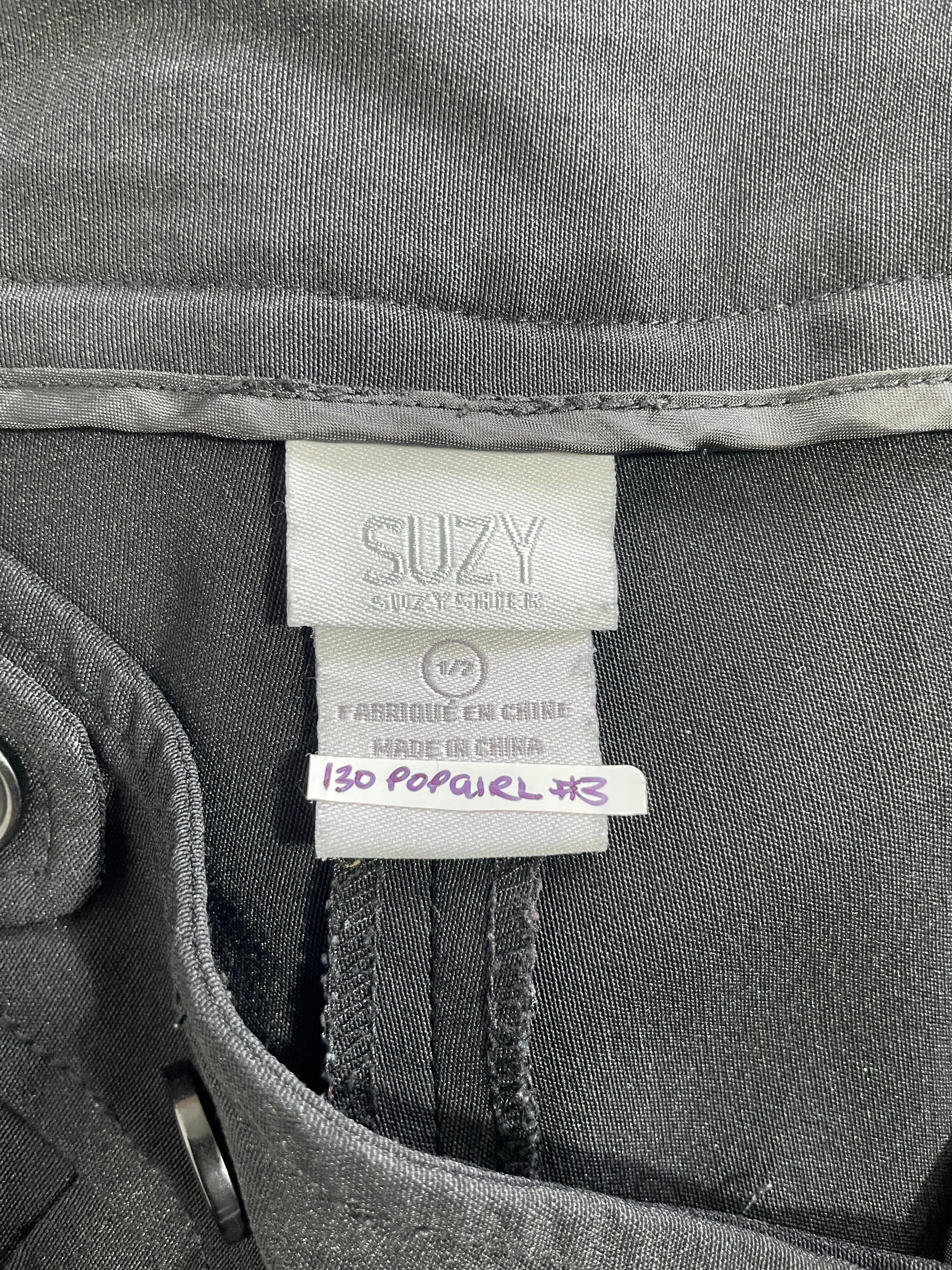 SUZY Shier size 1/2 label with Yellowjackets TV Series wardrobe sticker 130 POPGIRL #3