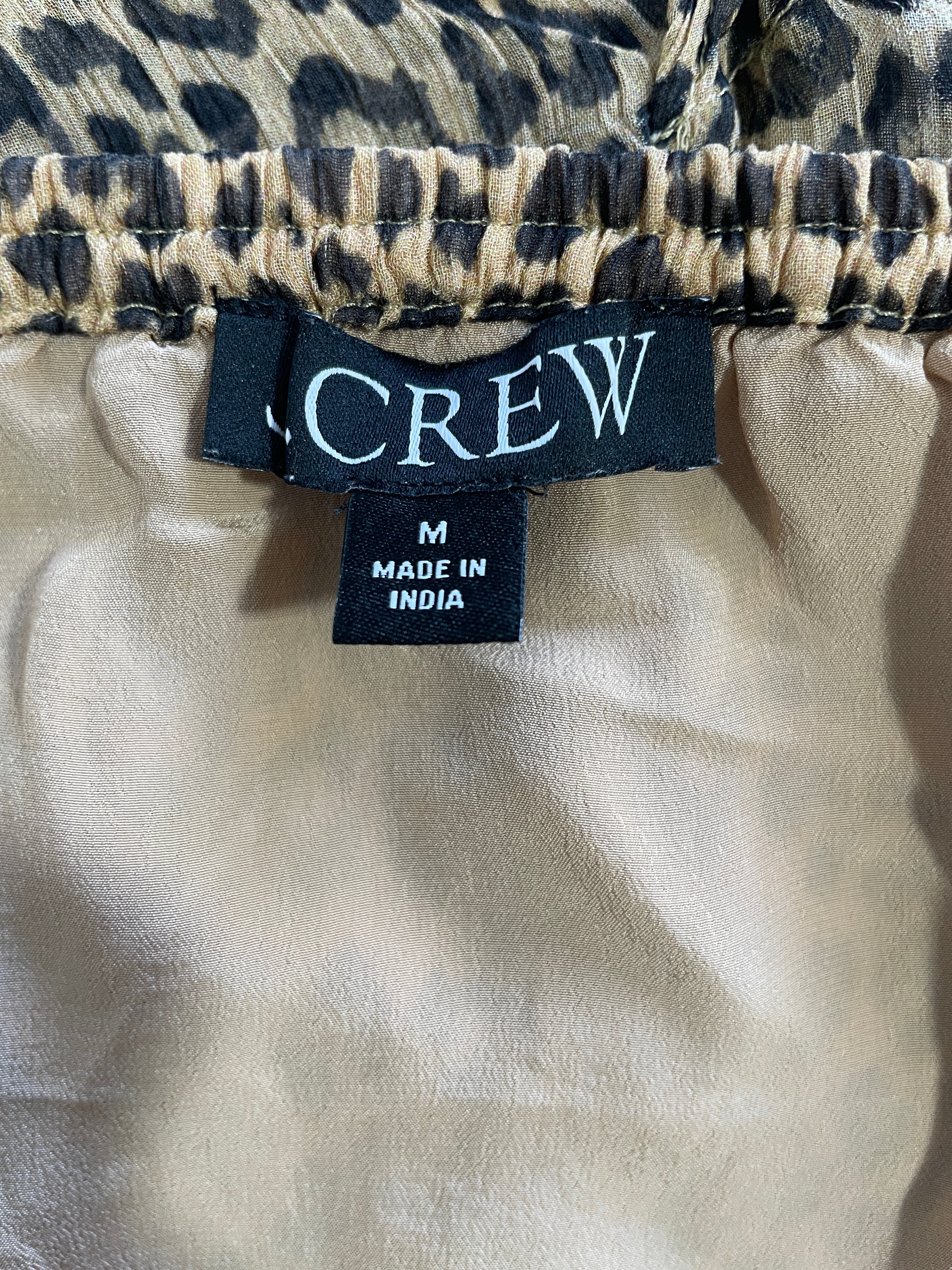 J.Crew size Medium brand label and viscose lining