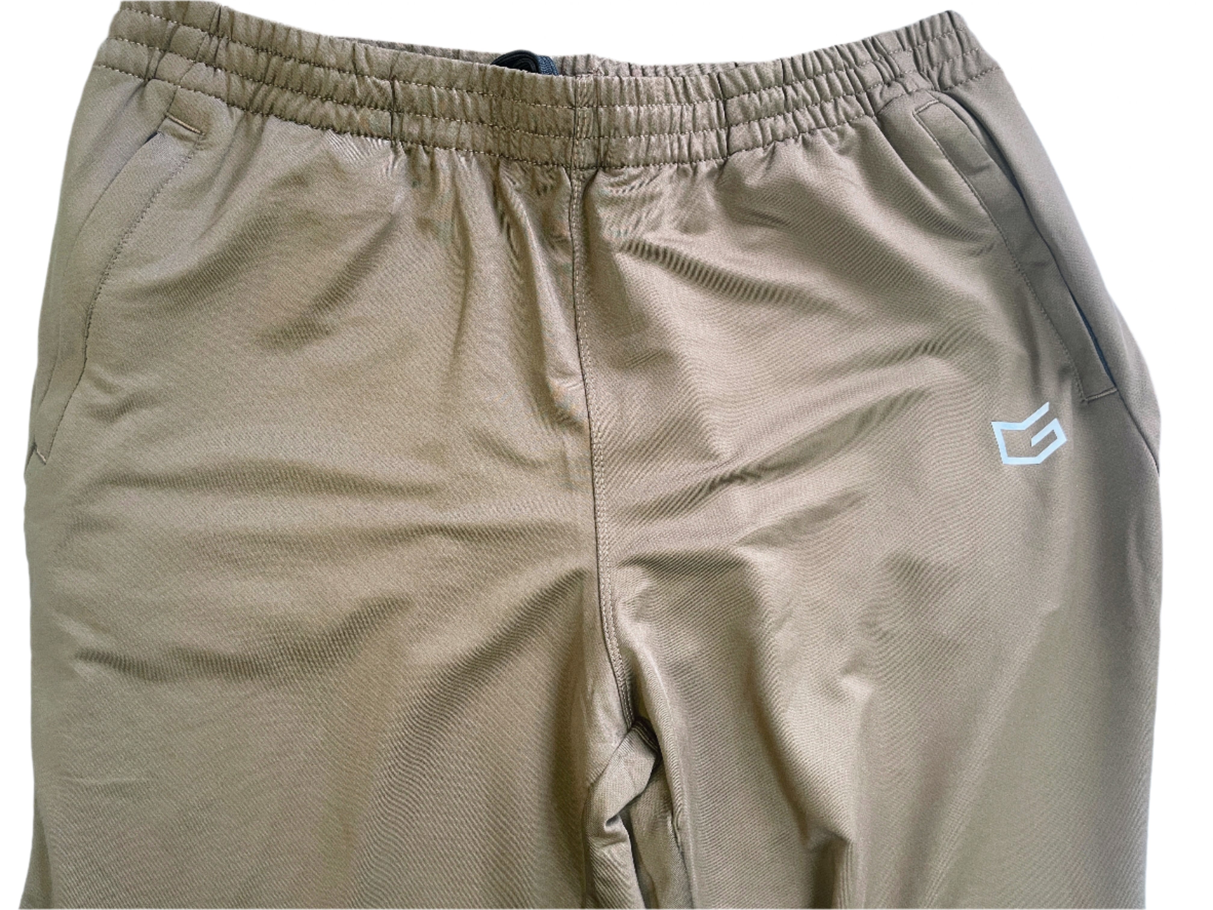 G Gradual brown athletic pants men’s size XL with elastic waist 
