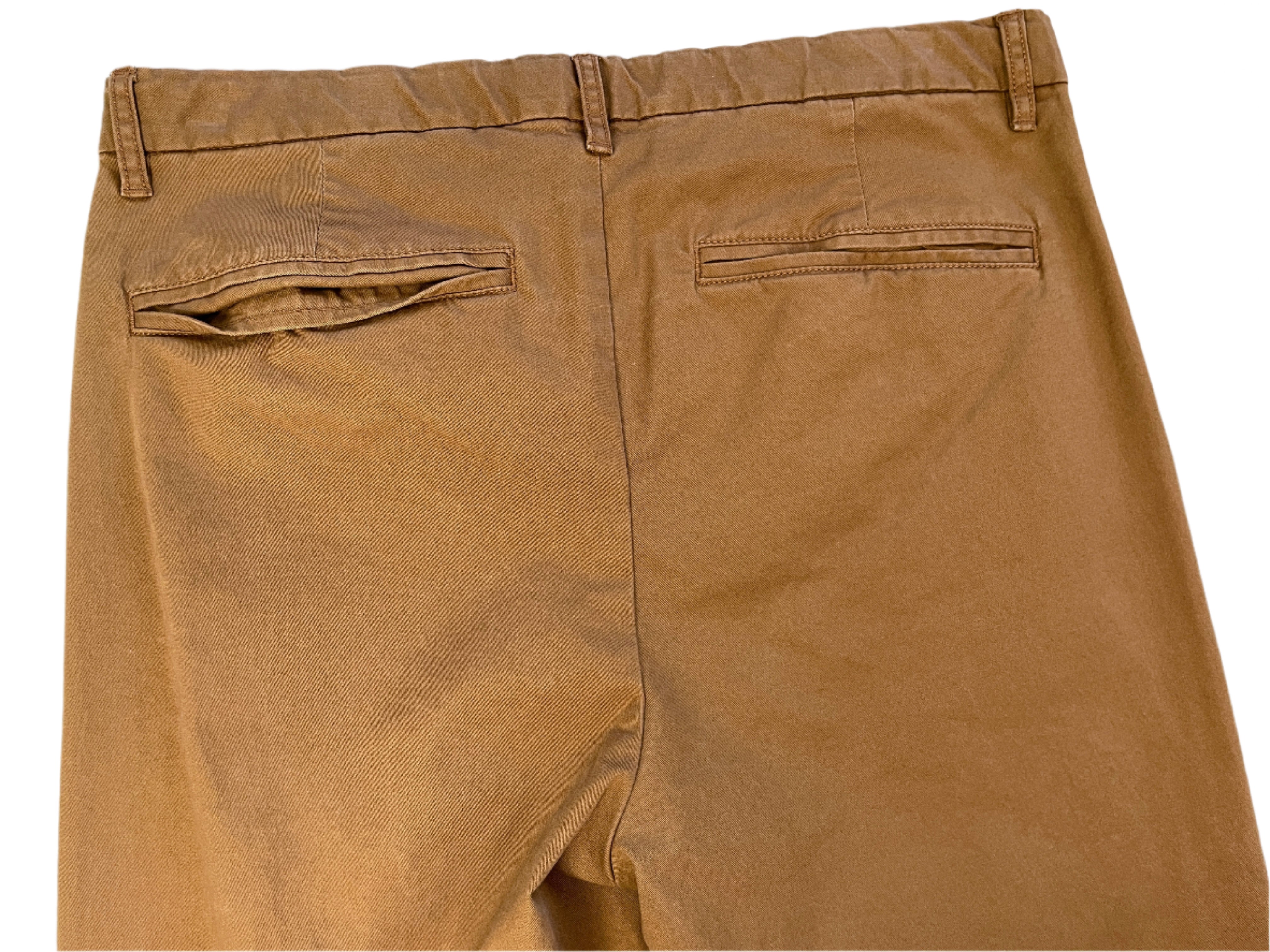 Brown pants on a white background