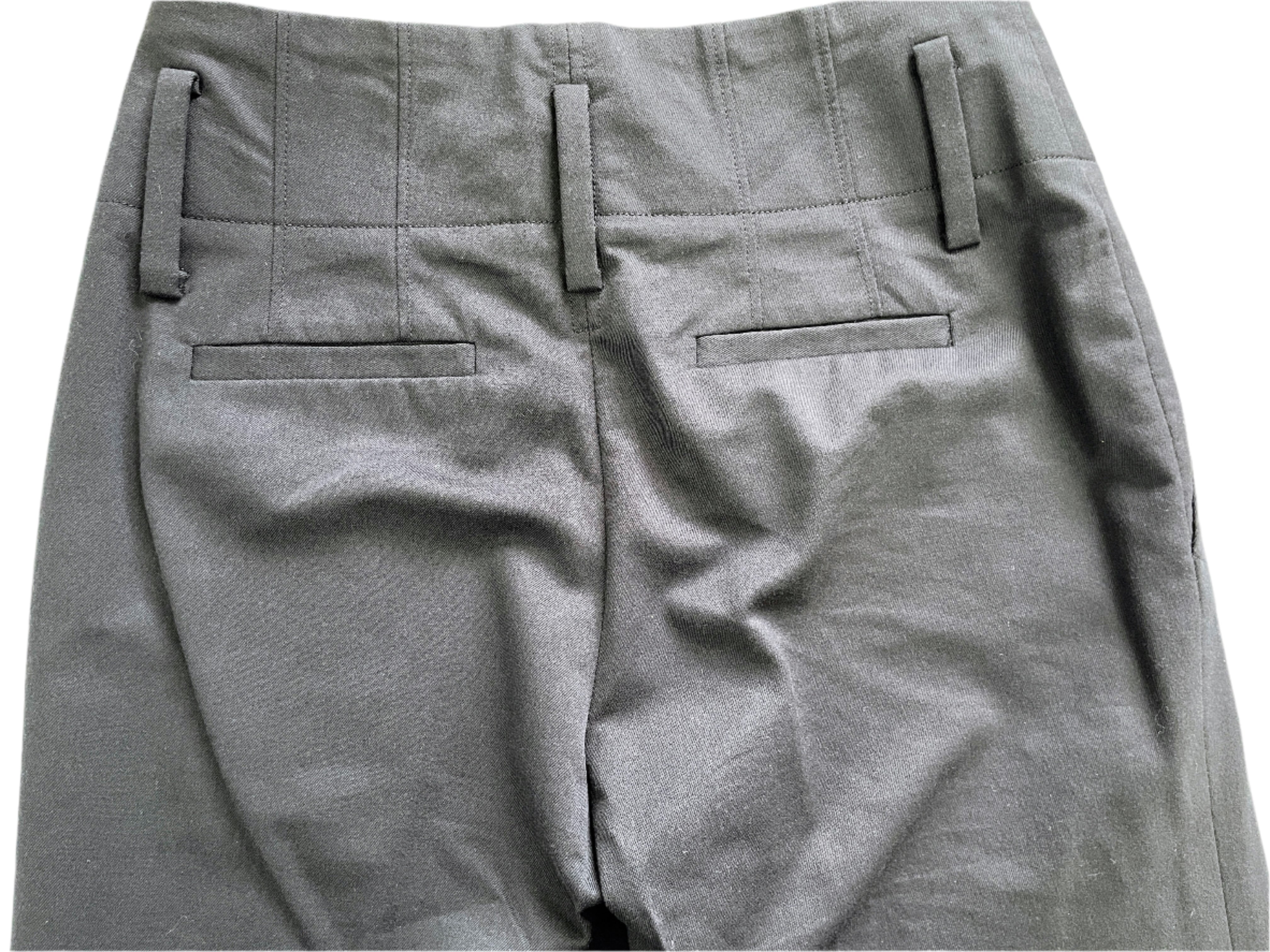 Banana Republic black stretch wool-blend dress pants 