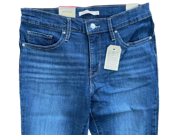 evi's 311 shaping skinny jeans stellar stretch full front view