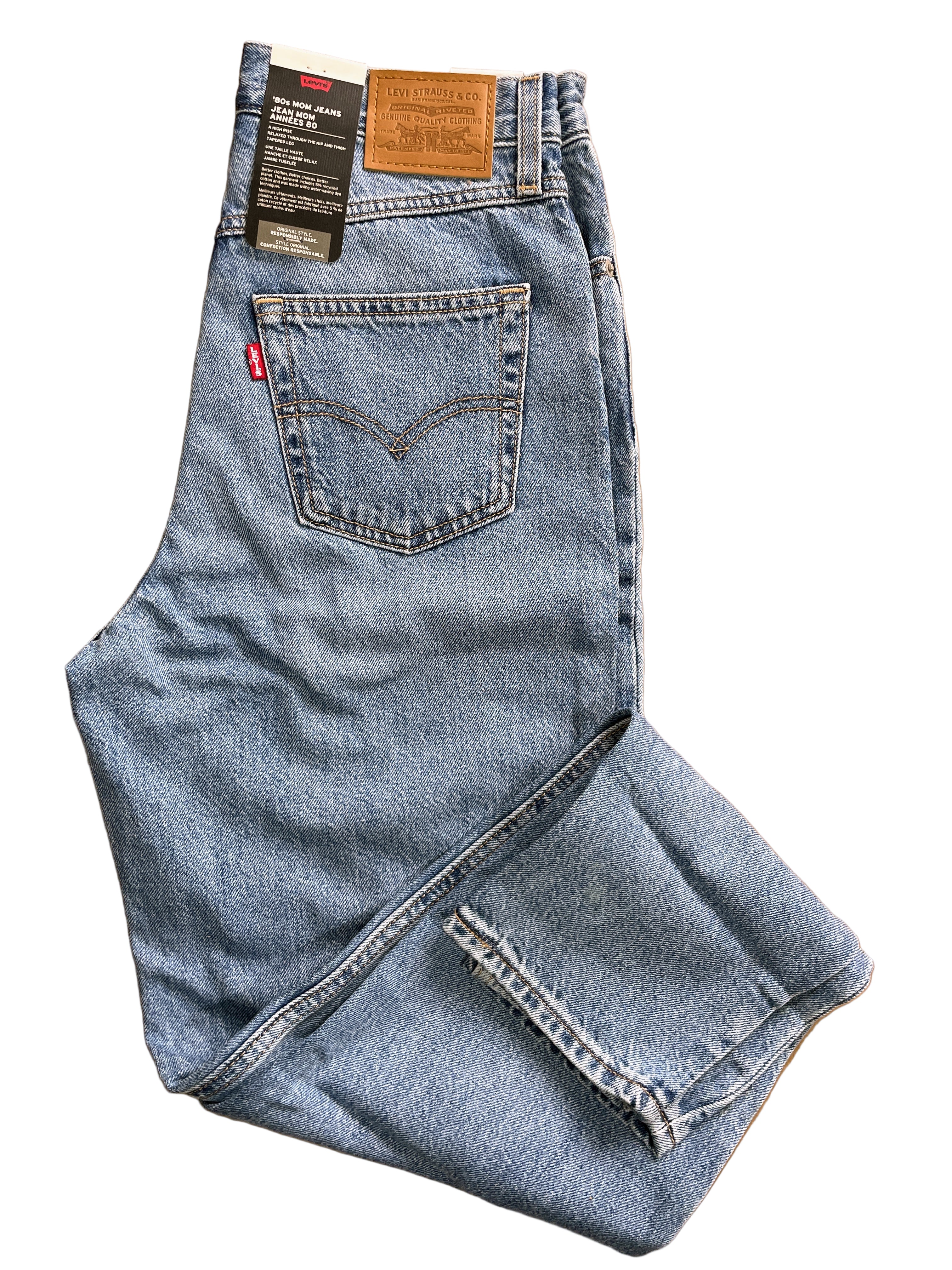 levi's women's jeans folded