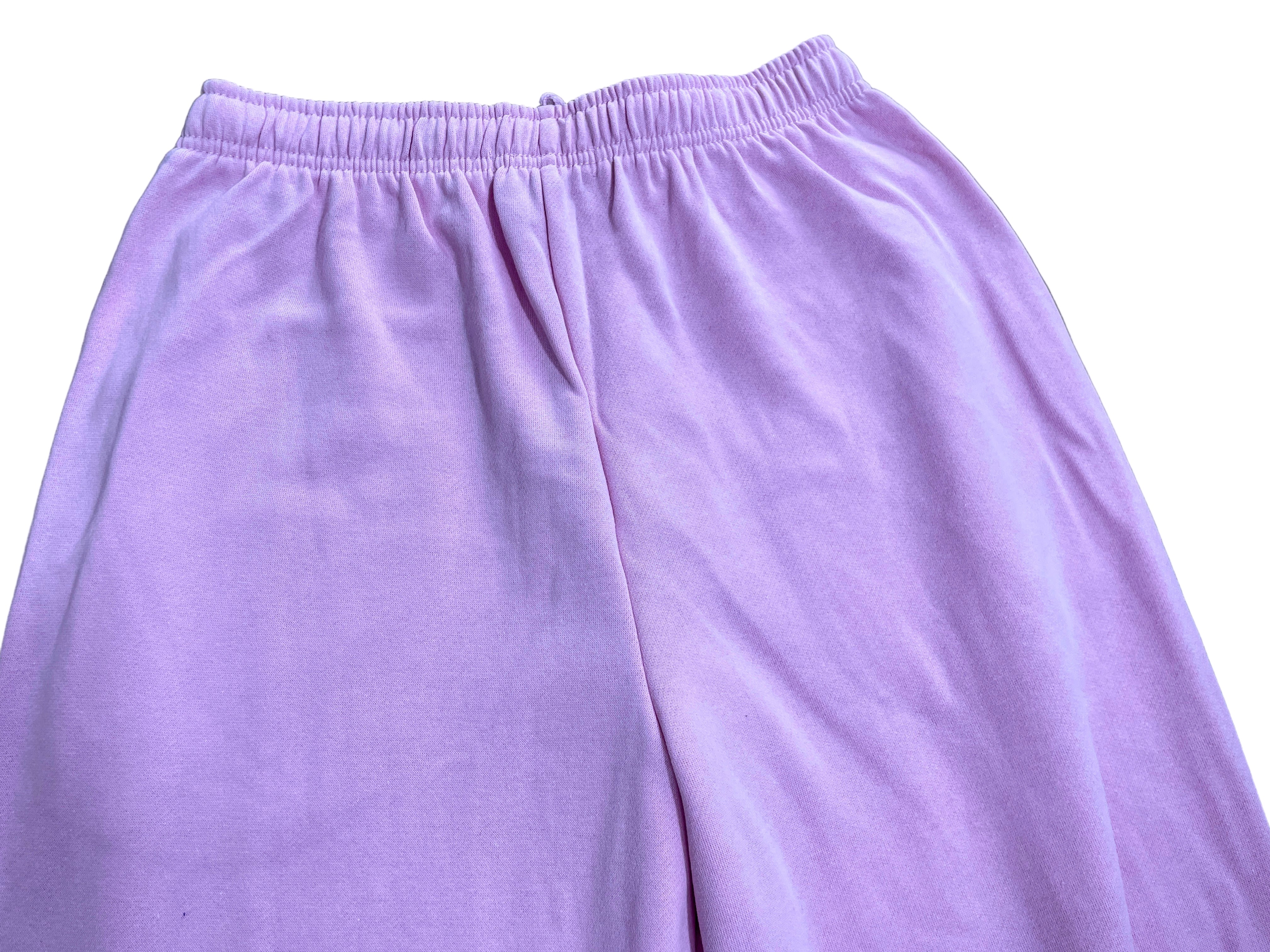 back view of pink sweatpants