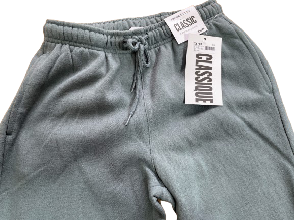 green refuge sweatpants front view