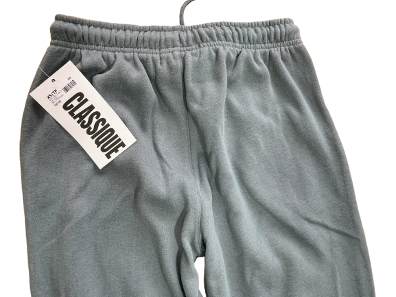 green refuge athletics sweatpants back view