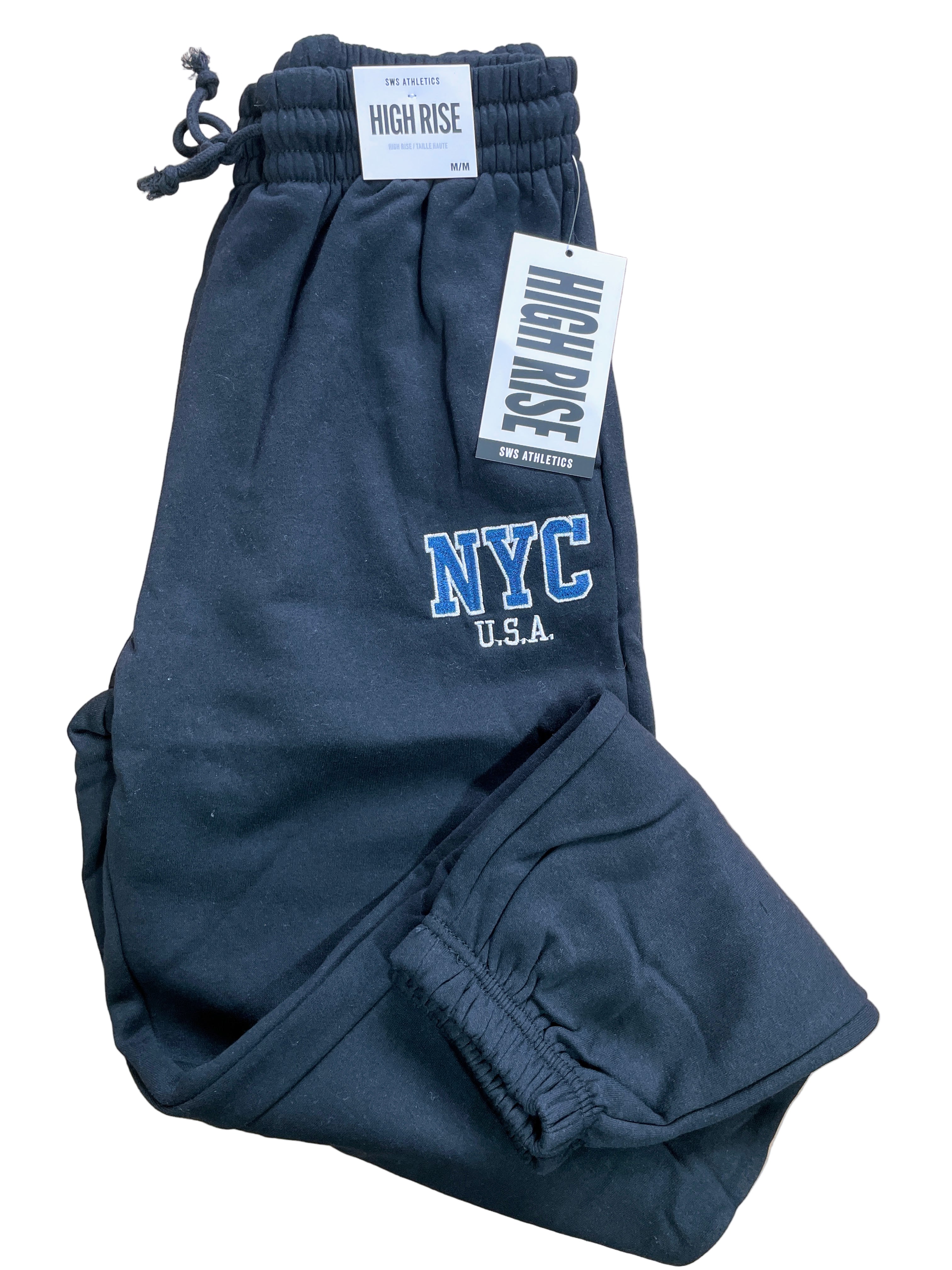 Black NYC USA sweatpants