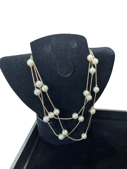 double strand pearl necklace