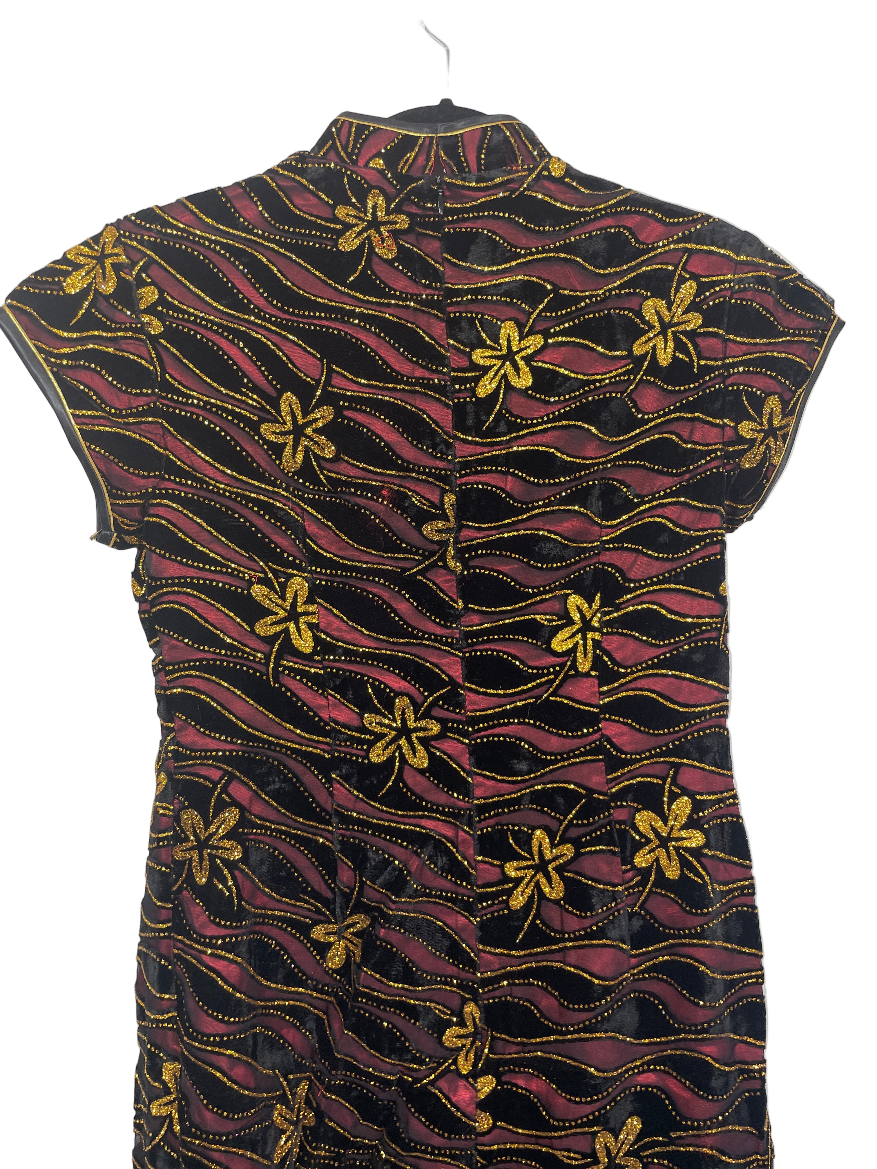 Guizu embroidered cheongsam dress new with tags