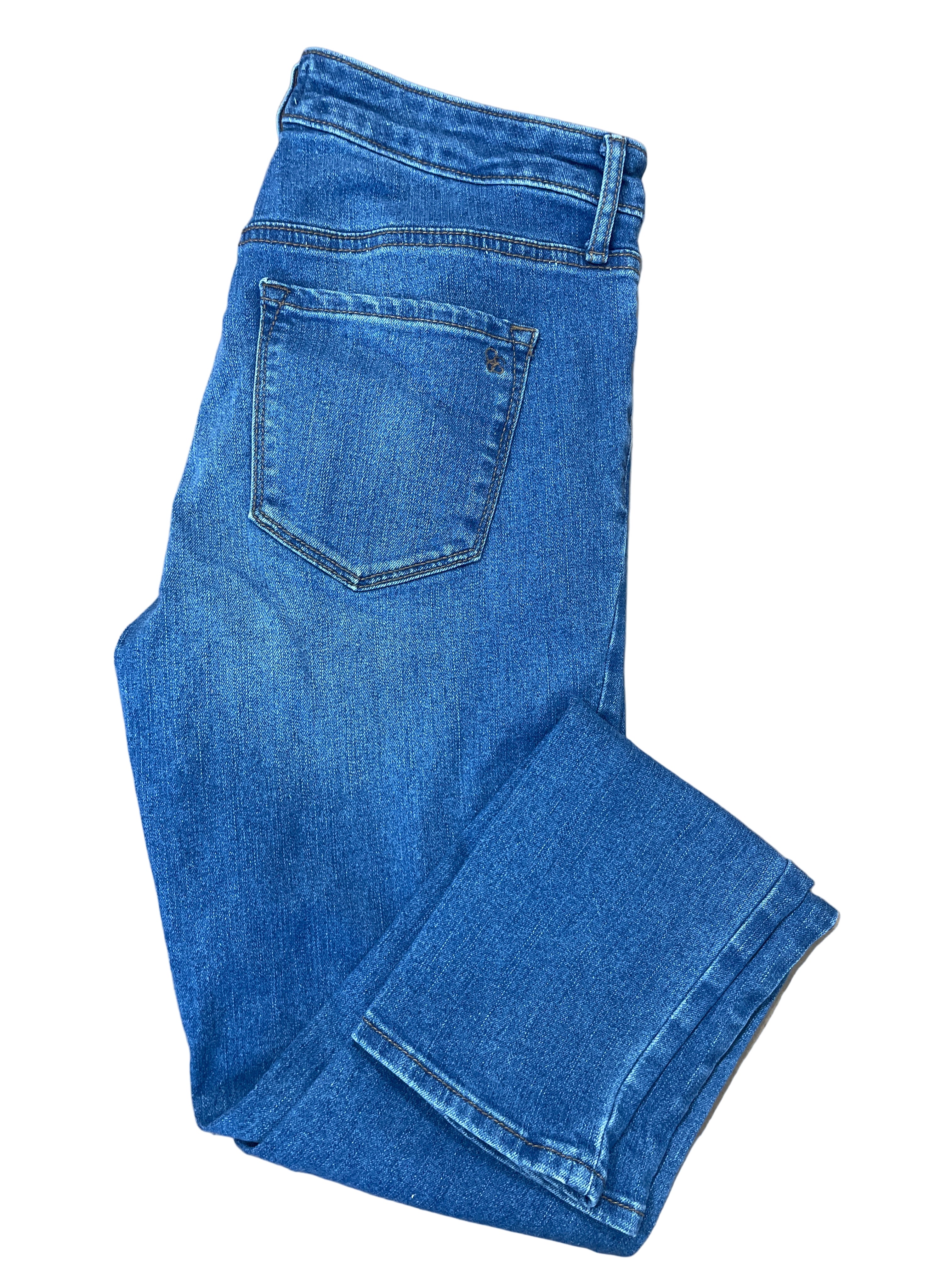 jessica simpson skinny jeans size 4 folded view