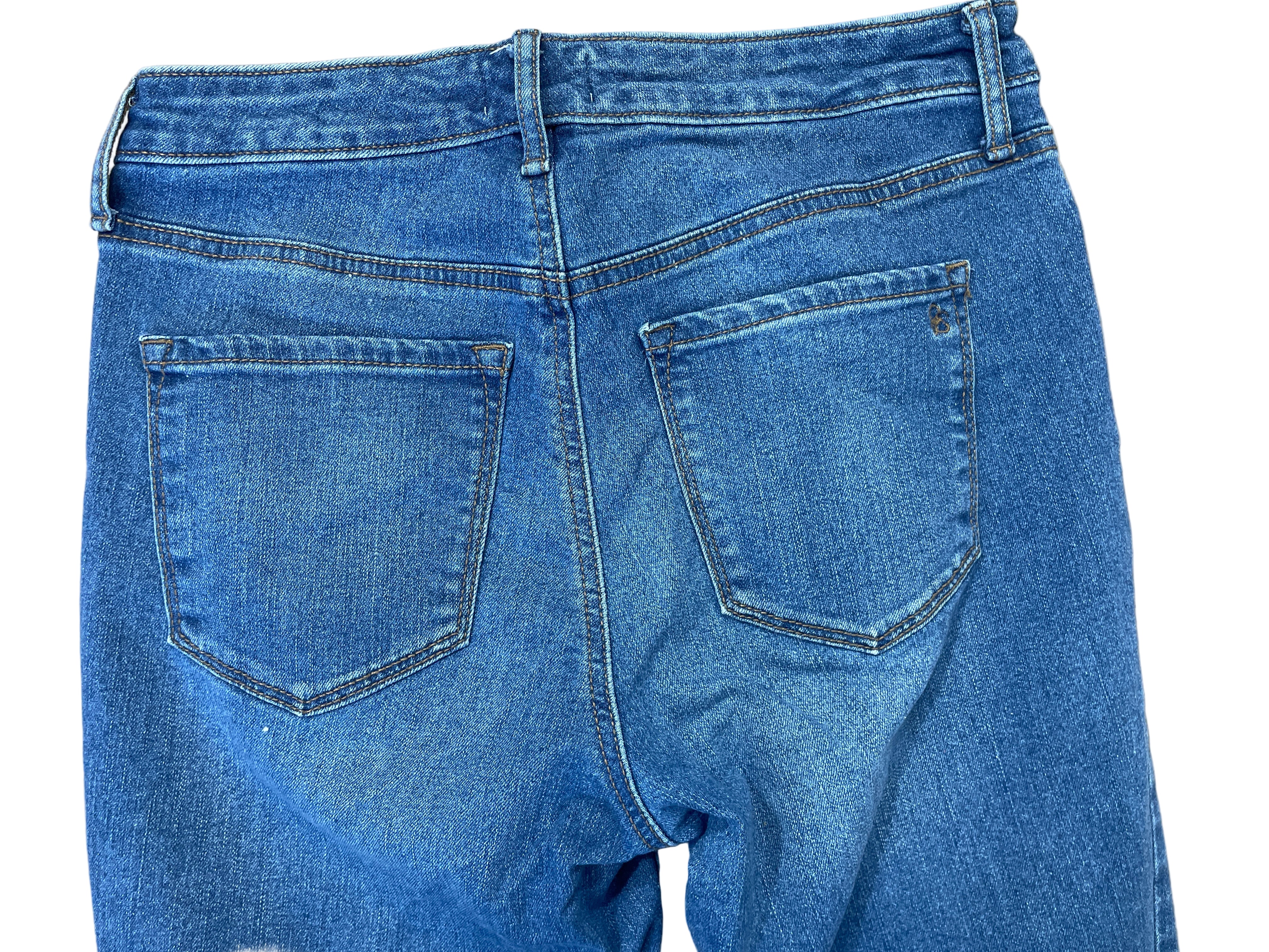 jessica simpson skinny jeans size 4 back view