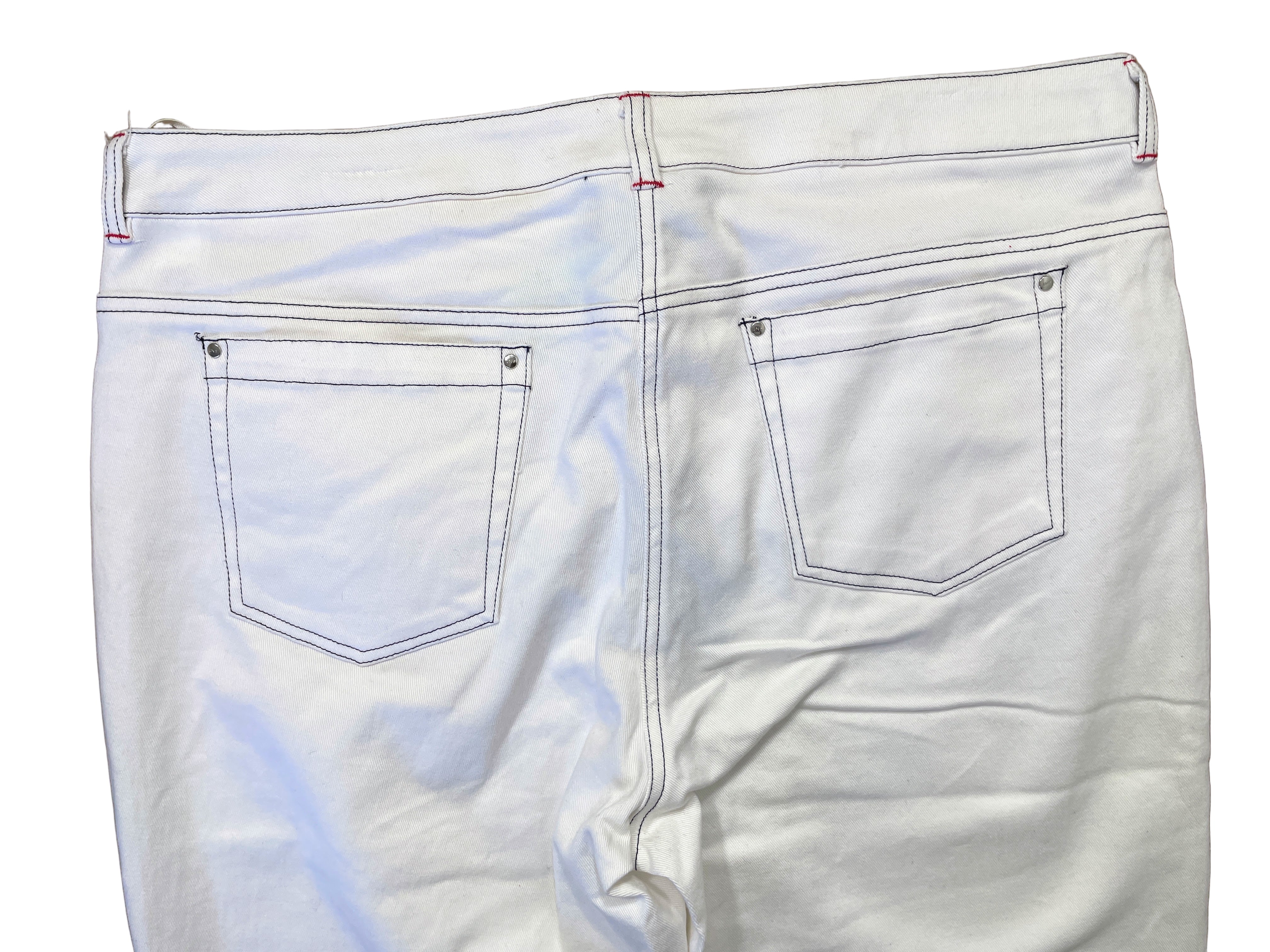 Back view of Jones New York jeans with five-pocket design