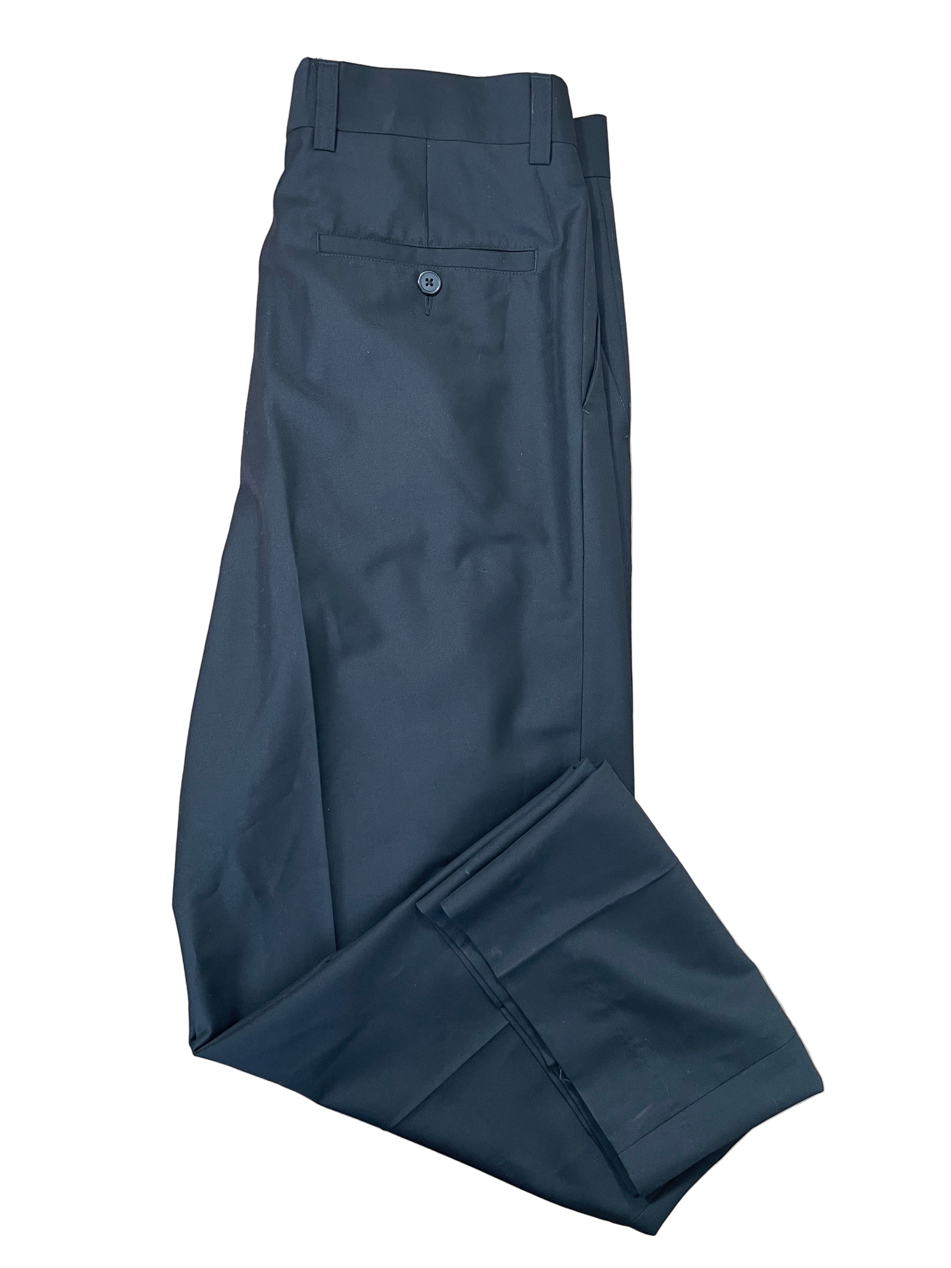 T.Y.M black men’s dress pants folded view
