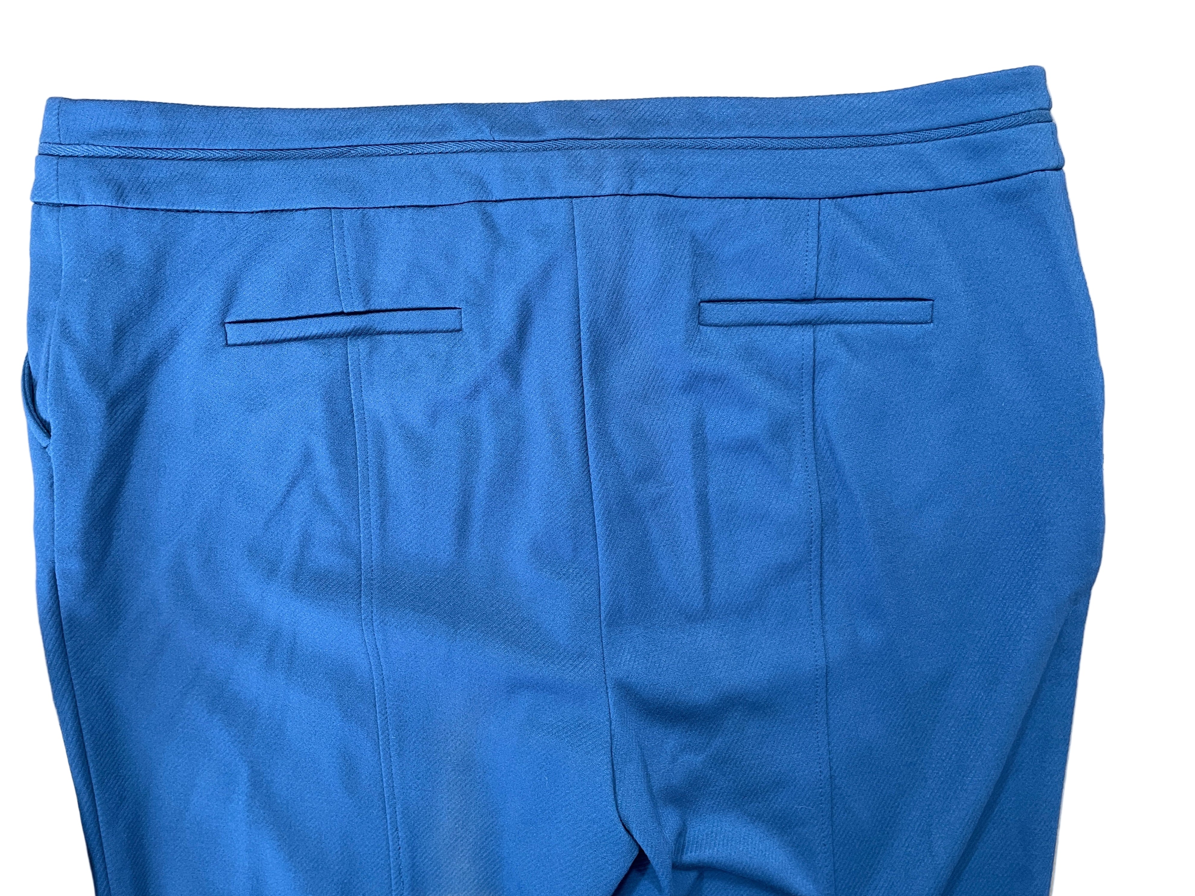 Back view showing mock pockets and waistband
