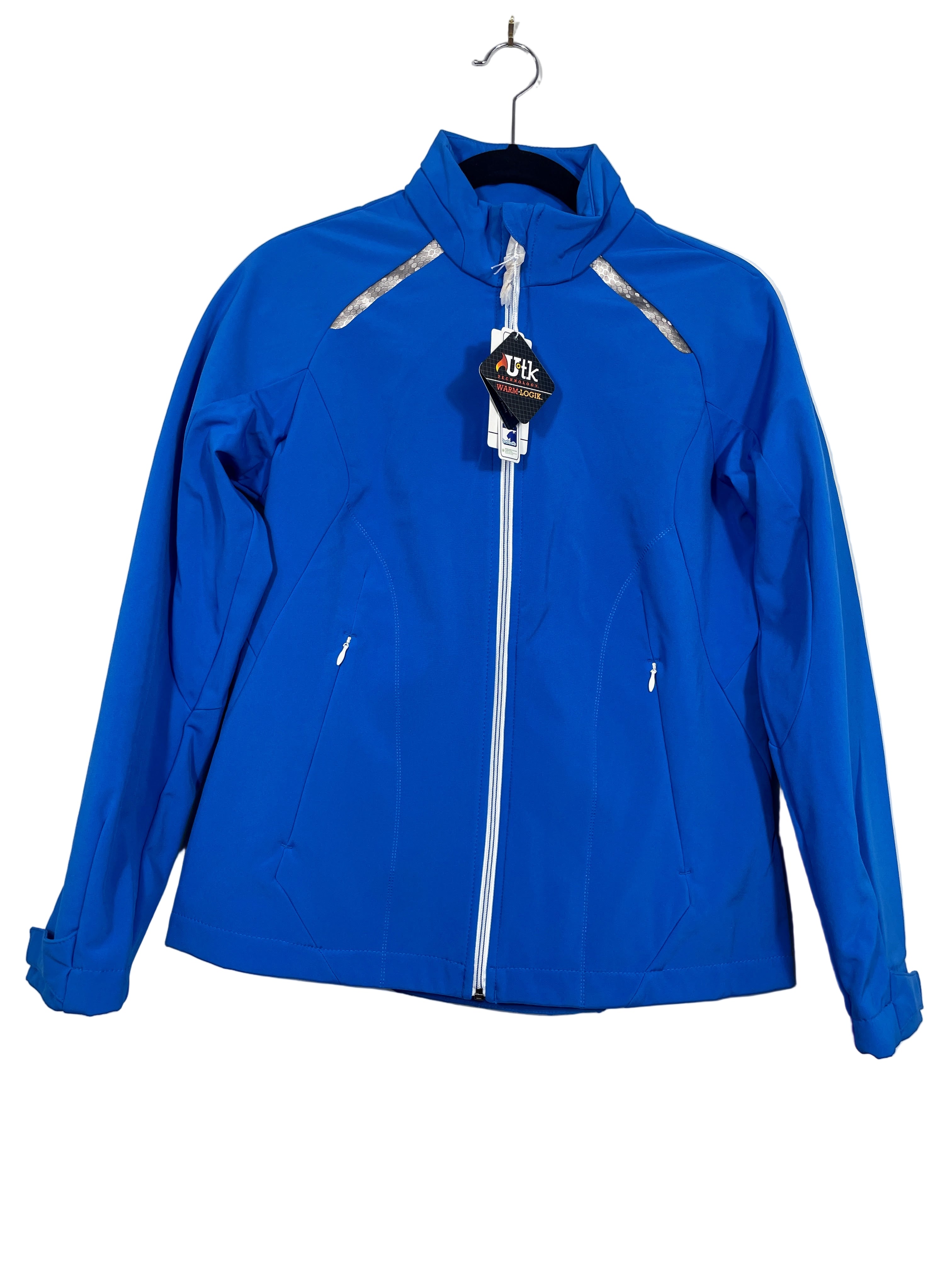 North End Sport Warm Logik women’s blue jacket front view
